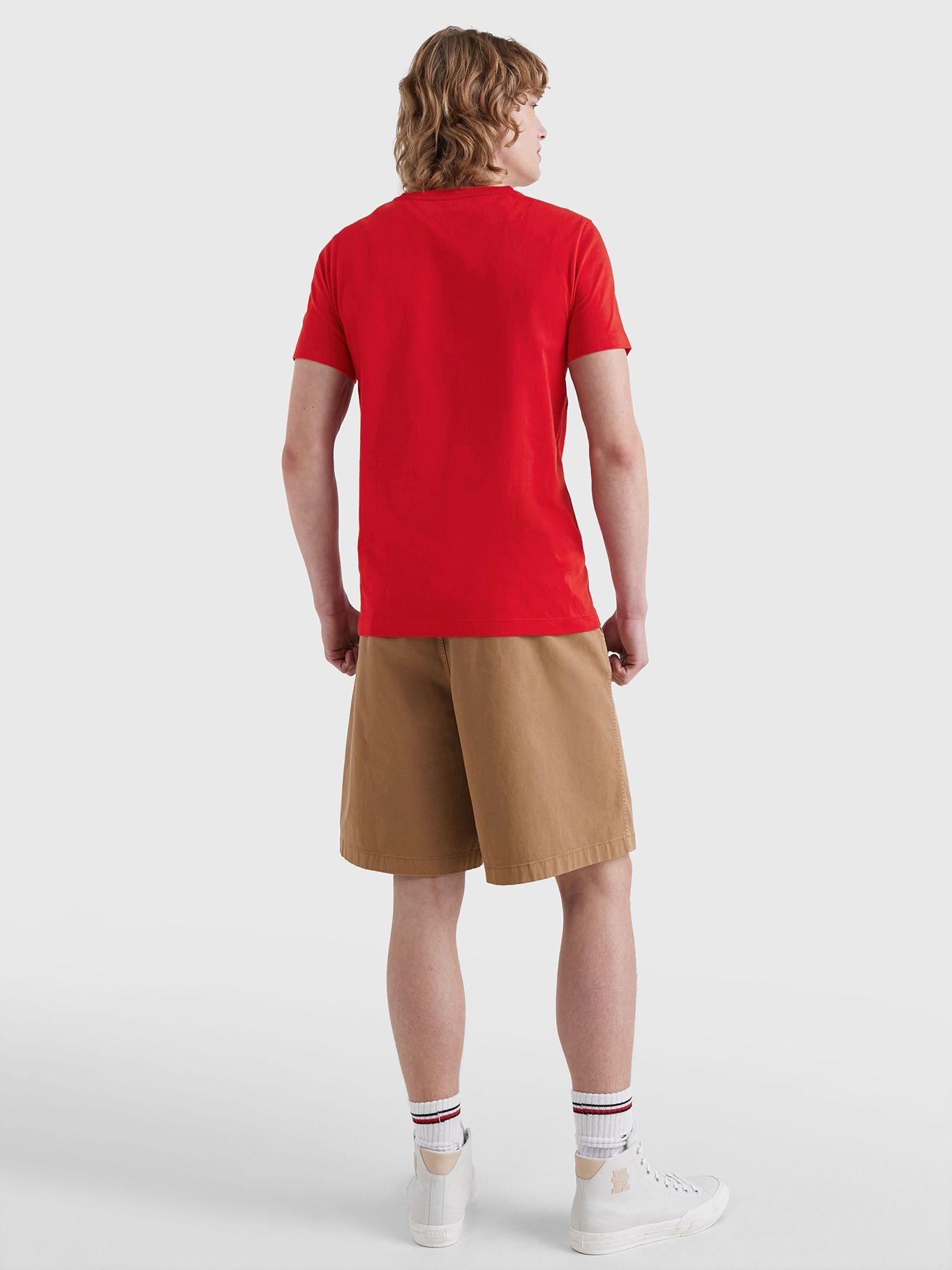 Polera Brand Small Logo Rojo Tommy Hilfiger-2