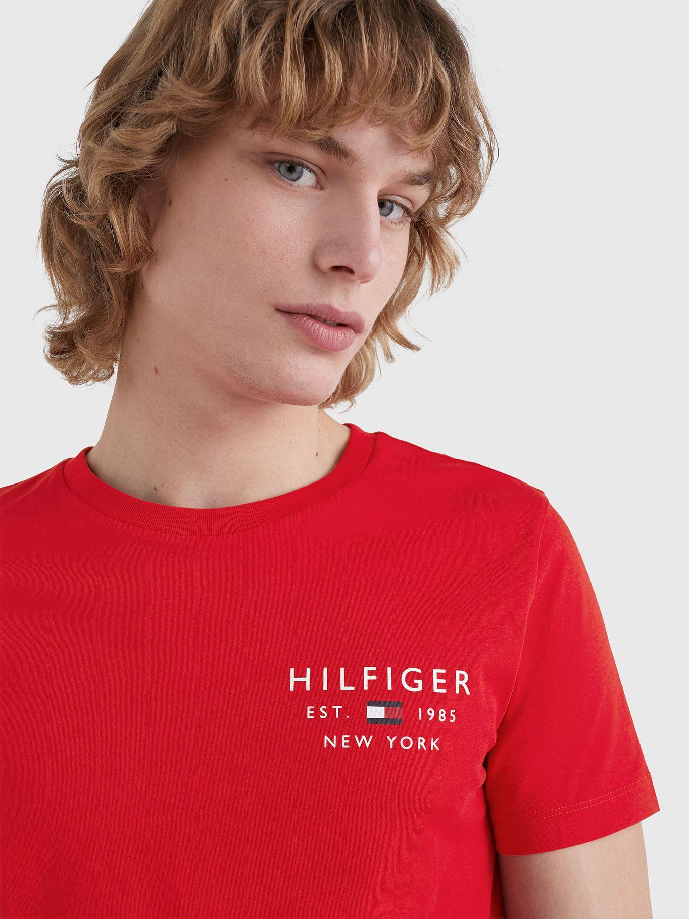 Polera Brand Small Logo Rojo Tommy Hilfiger-3