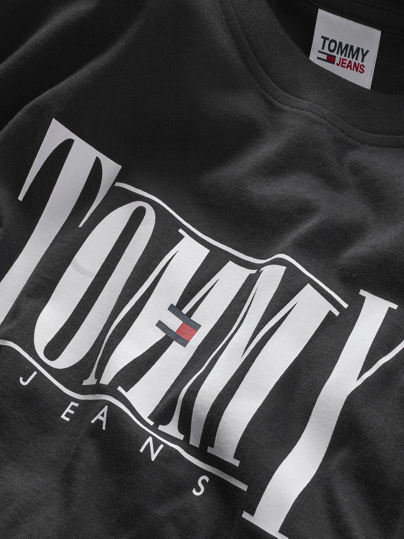 Polera Essential Serif Logo Negro Tommy Jeans-2