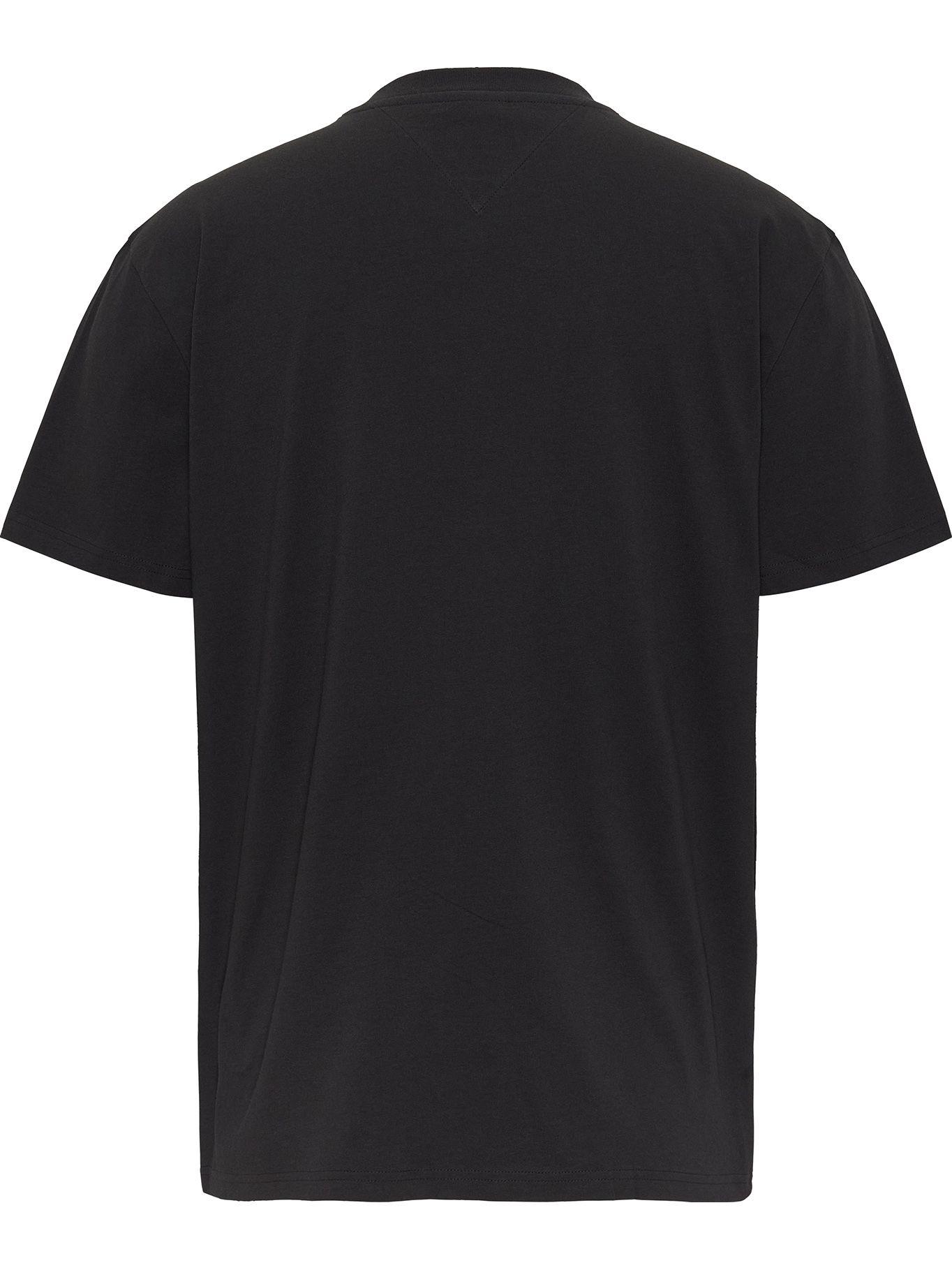 Polera Essential Serif Logo Negro Tommy Jeans-1