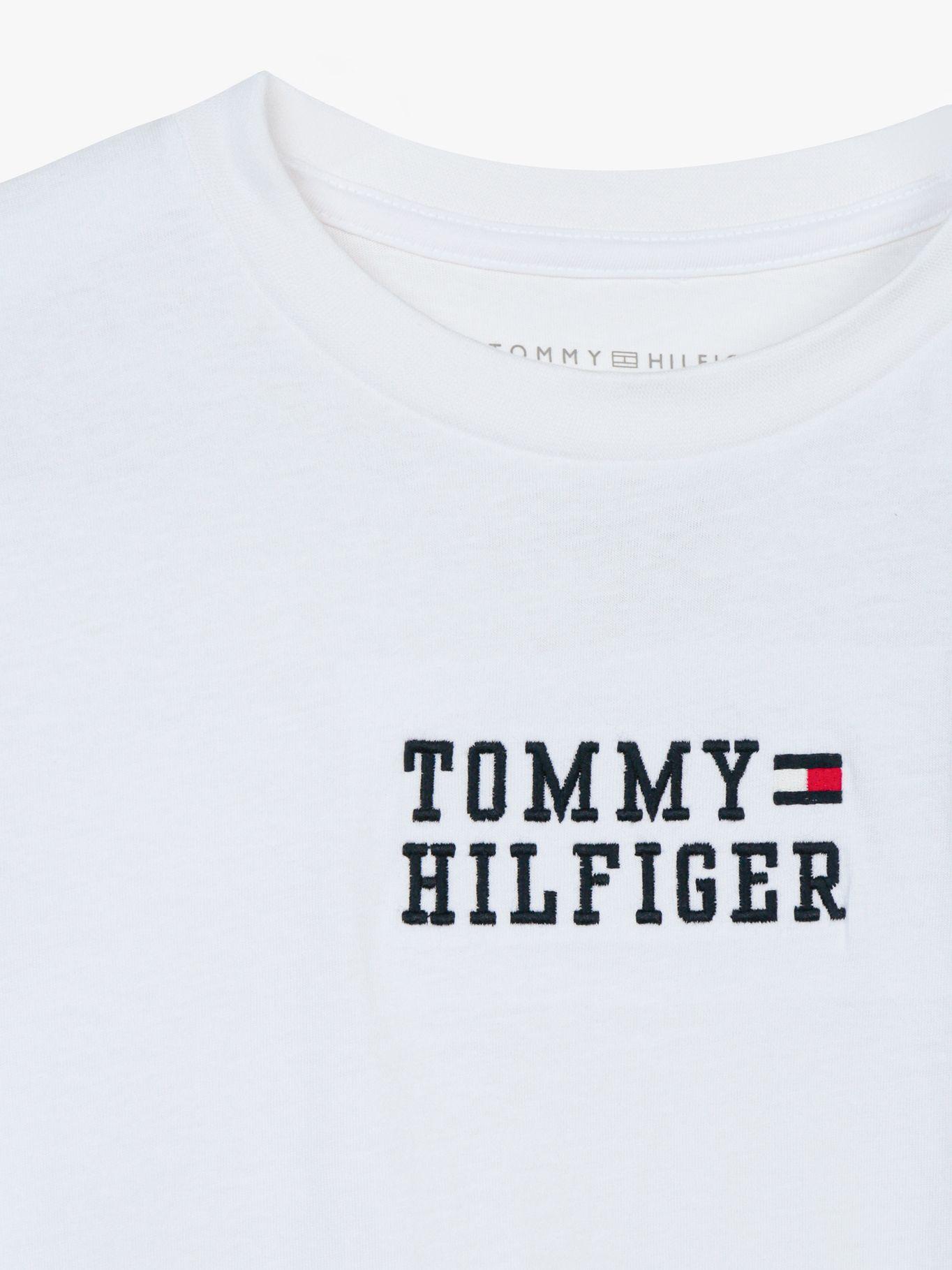 Polera De Niño Con Logo Icon Blanco Tommy Hilfiger-2