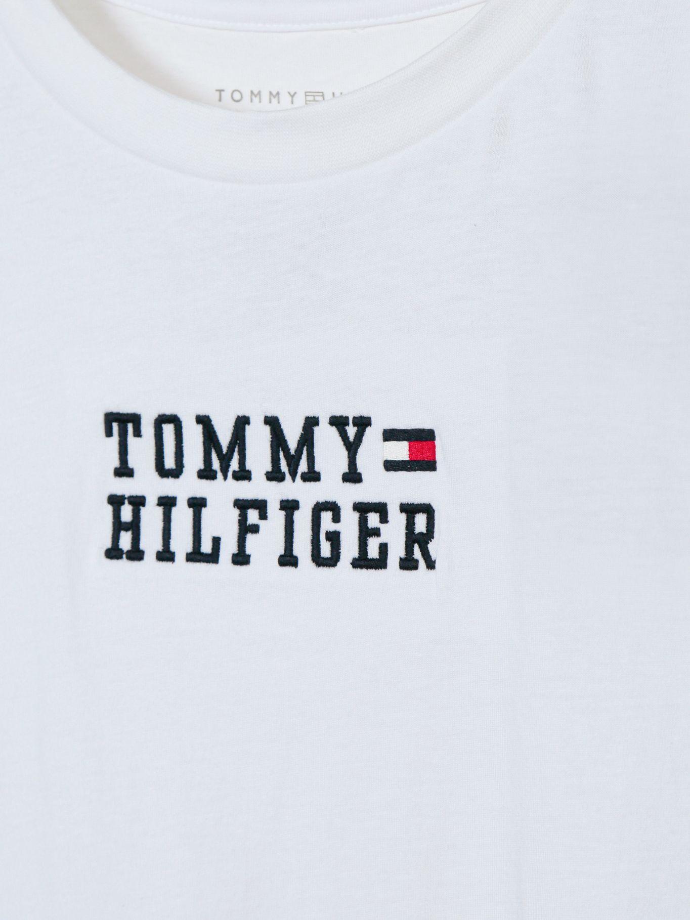 Polera De Niño Con Logo Icon Blanco Tommy Hilfiger-3