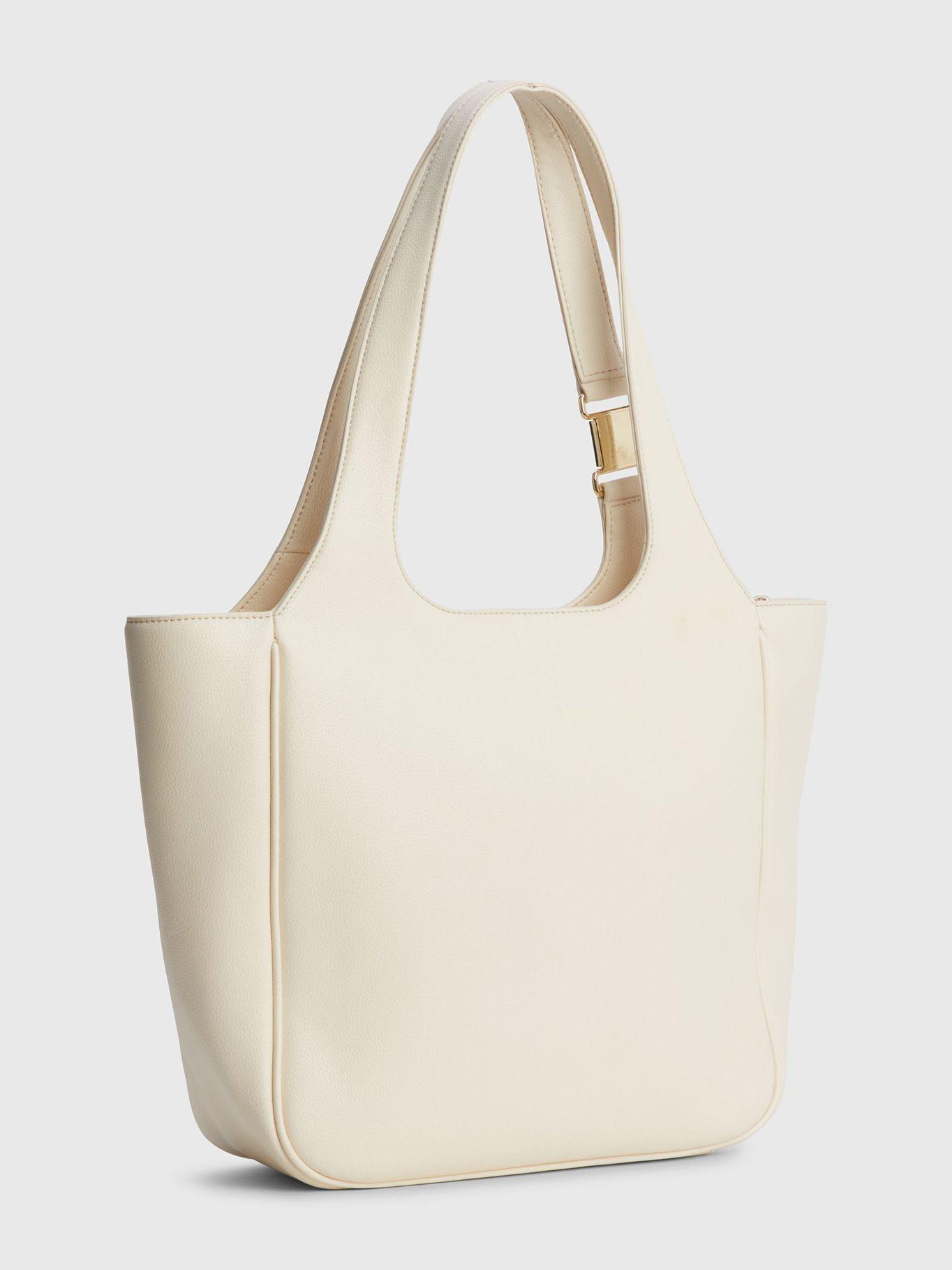 Tote Contemporary Solid Beige Tommy Hilfiger-4