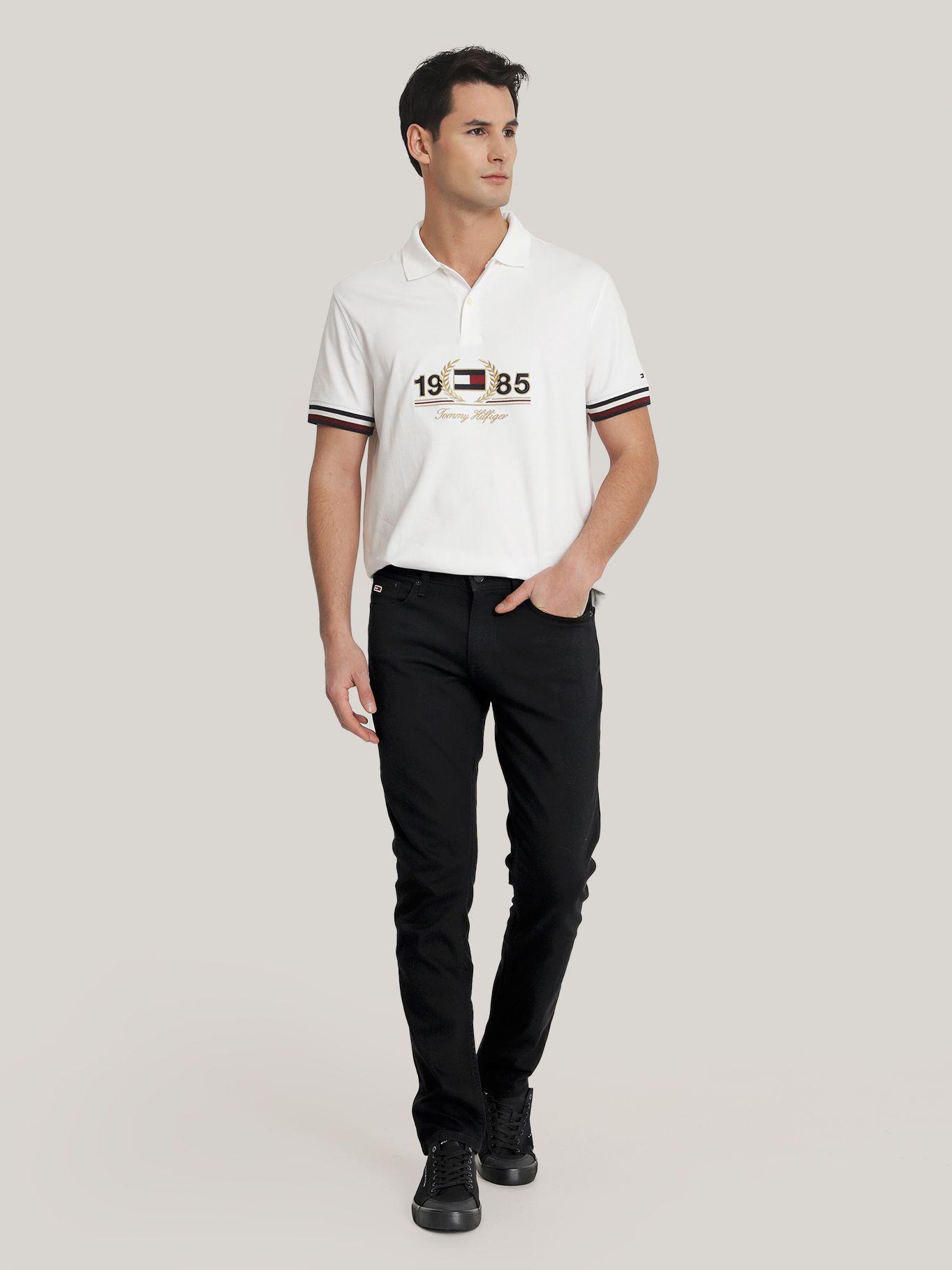 Jeans Slim Fit Negro Tommy Jeans-1