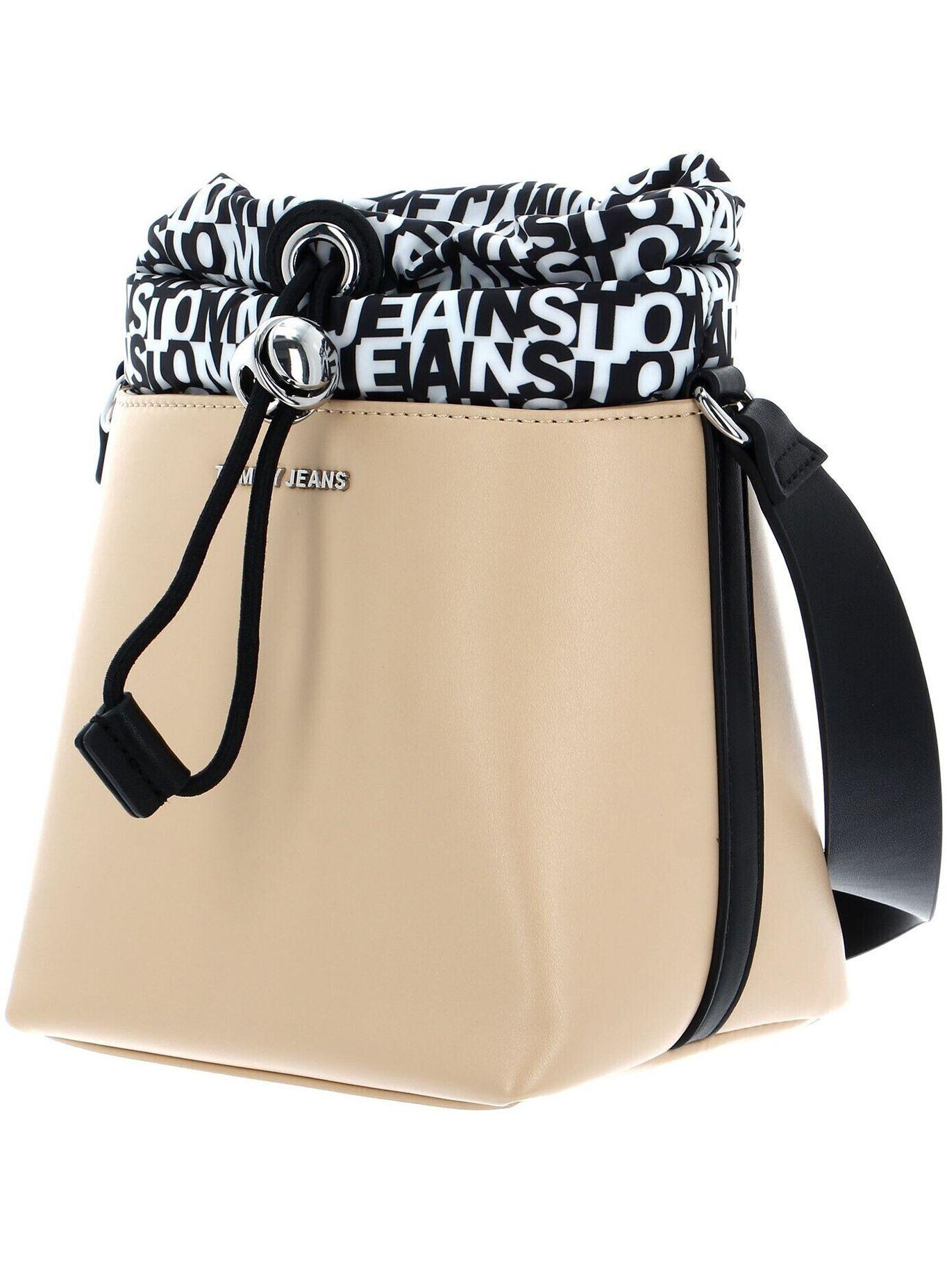 Cartera Bucket Academy Beige Tommy Hilfiger-1