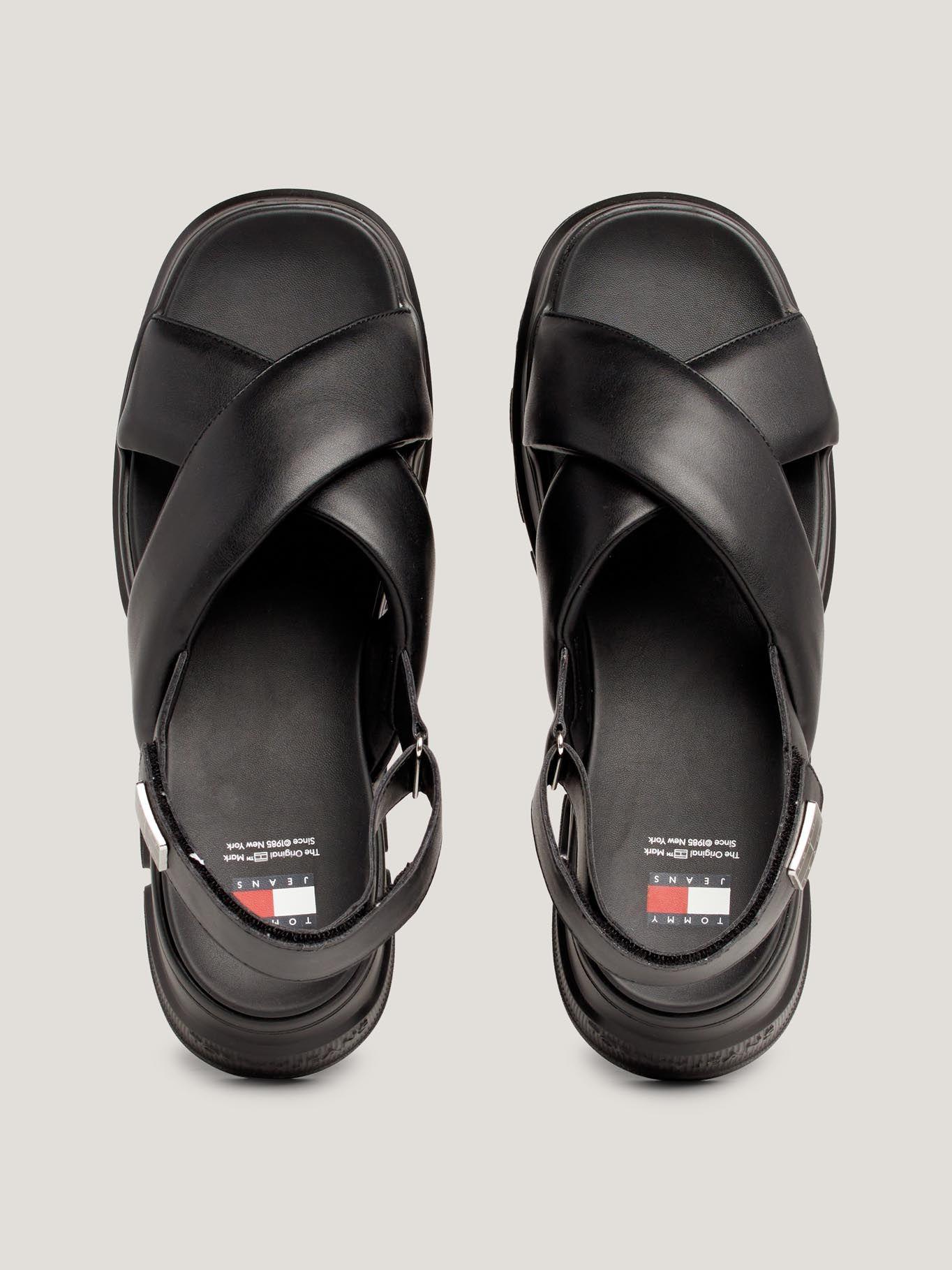 Sandalia Chunky City Negro Tommy Hilfiger-2