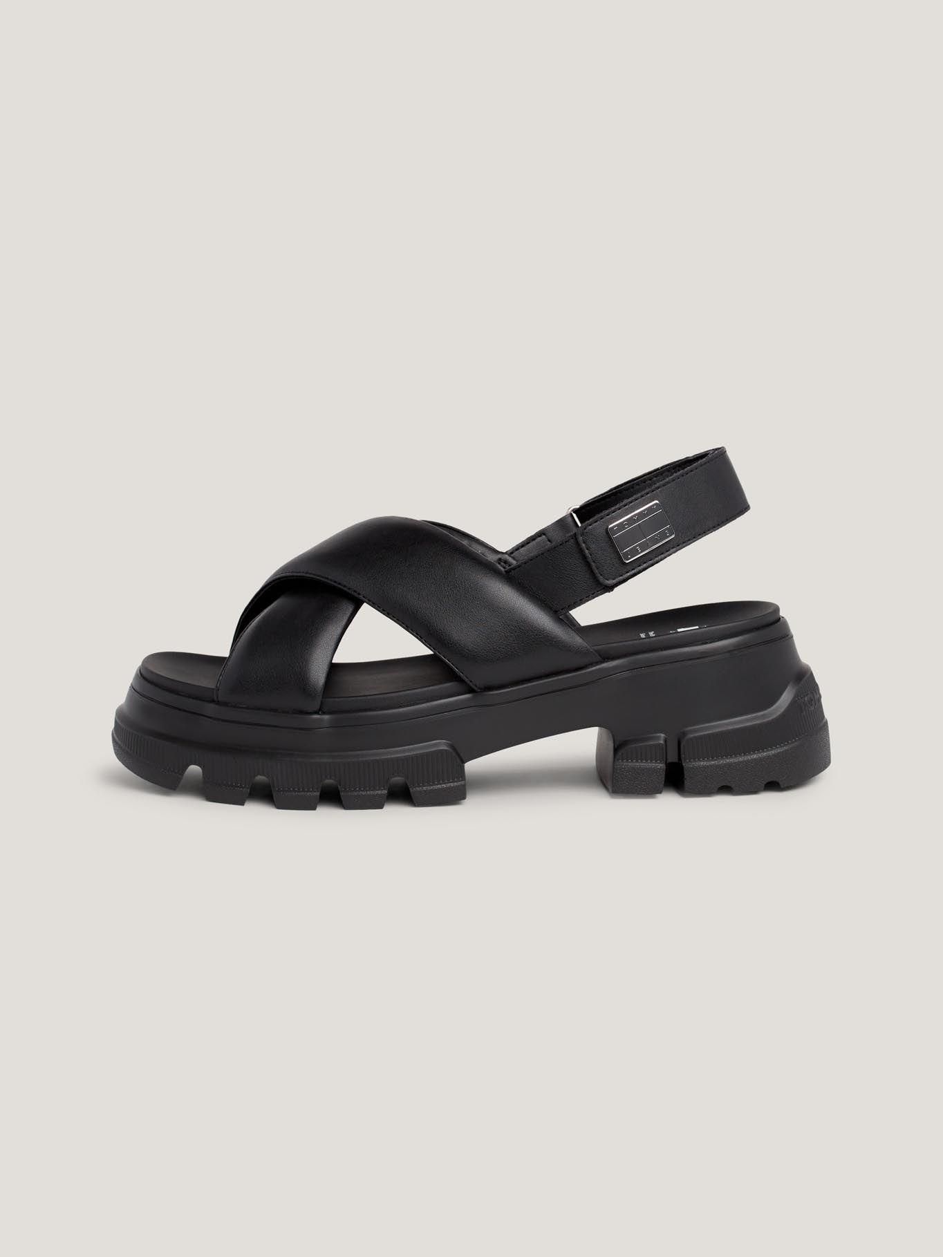 Sandalia Chunky City Negro Tommy Hilfiger-3