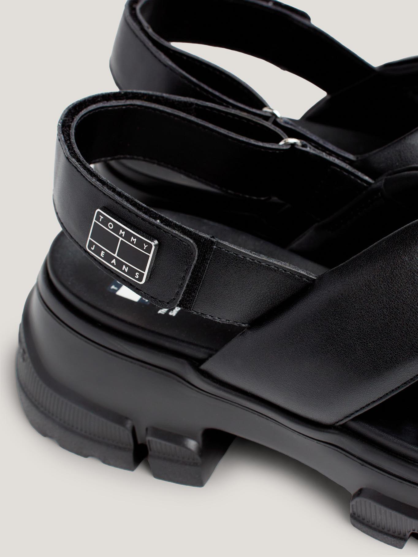 Sandalia Chunky City Negro Tommy Hilfiger-4