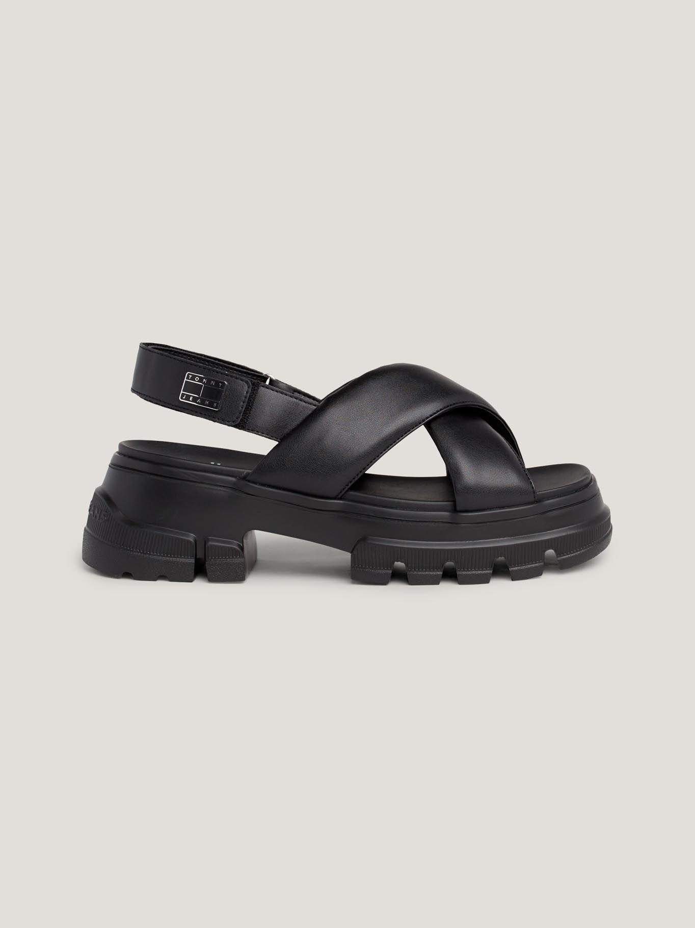 Sandalia Chunky City Negro Tommy Hilfiger-5