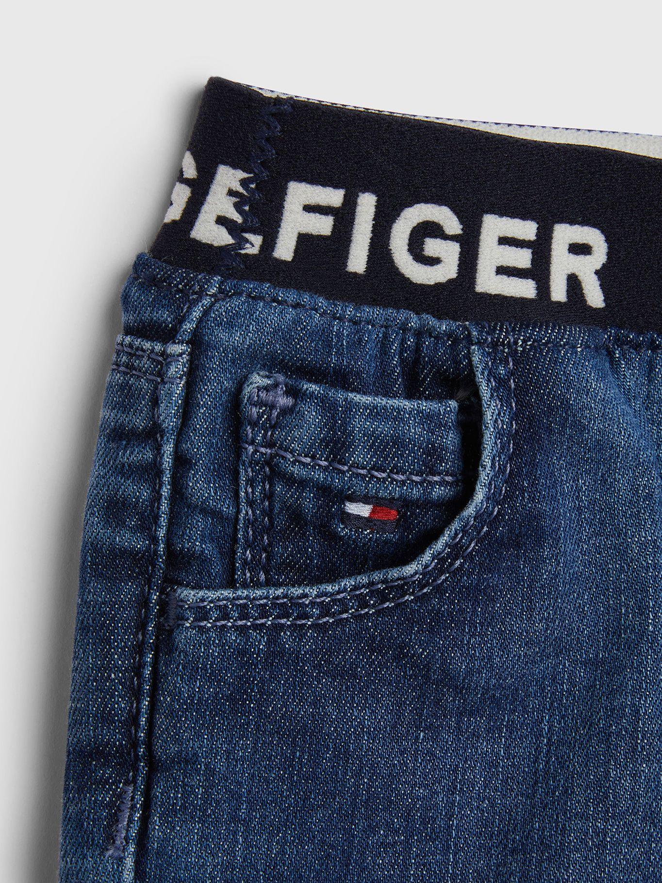 Jeans Baby Denim Con Logo Azul Tommy Hilfiger-2