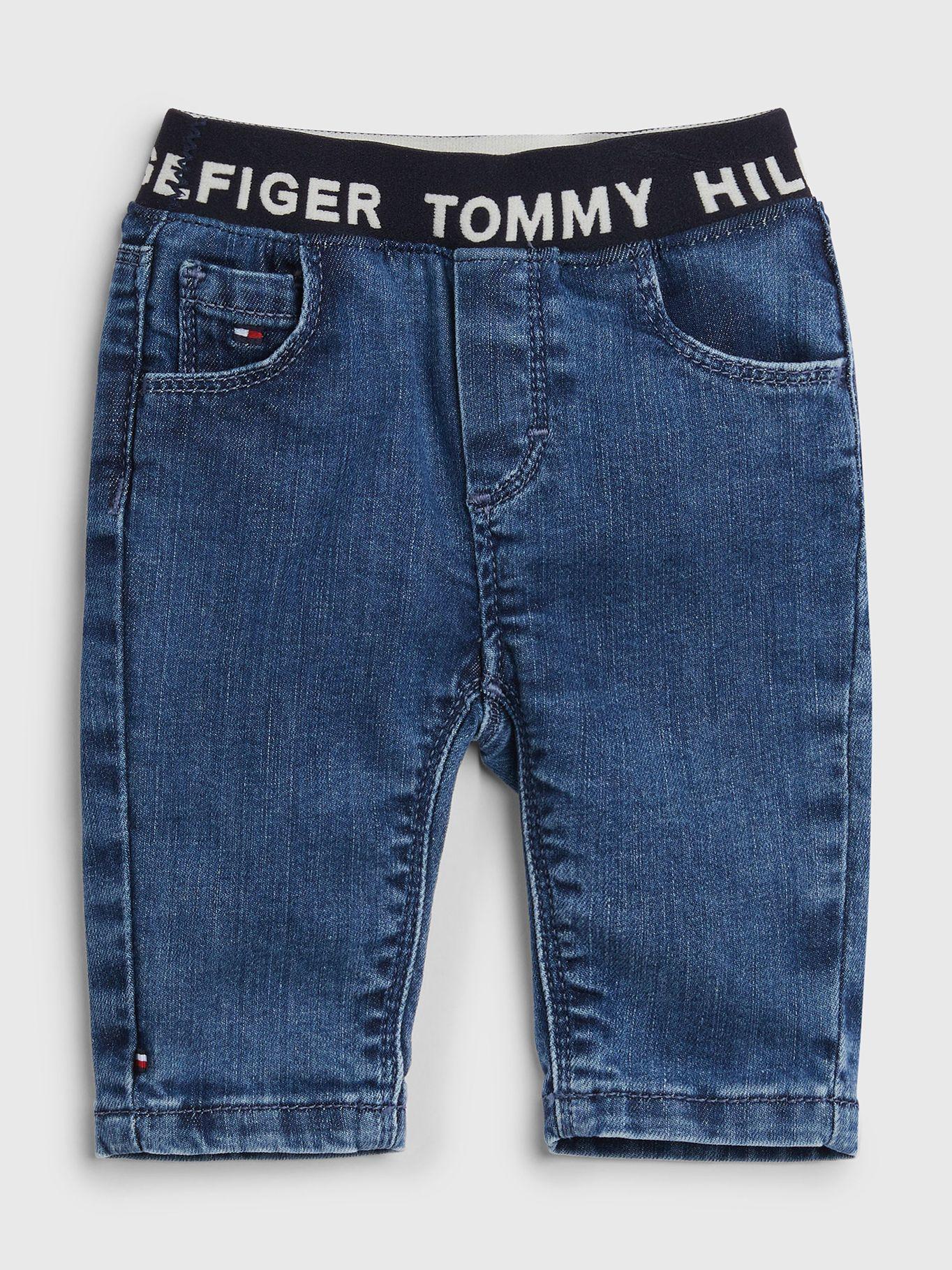 Jeans Baby Denim Con Logo Azul Tommy Hilfiger-0