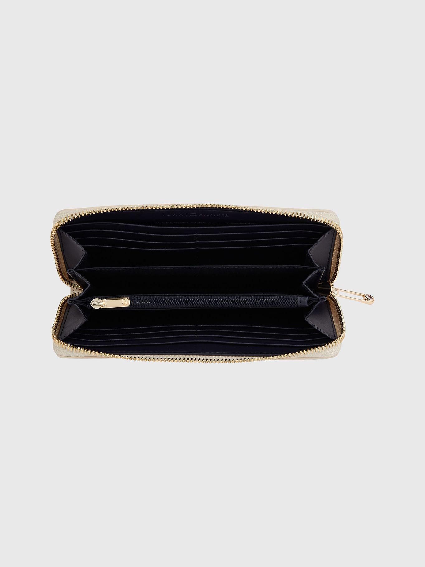 Billetera Iconic Monogram Beige Tommy Hilfiger-2