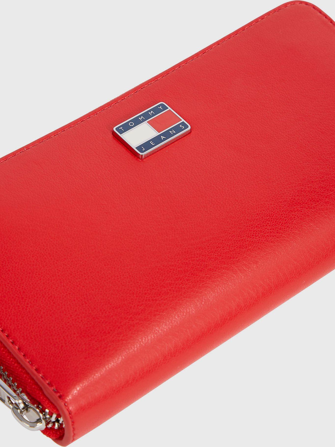 Billetera Pillow Con Cierre Rojo Tommy Jeans-3