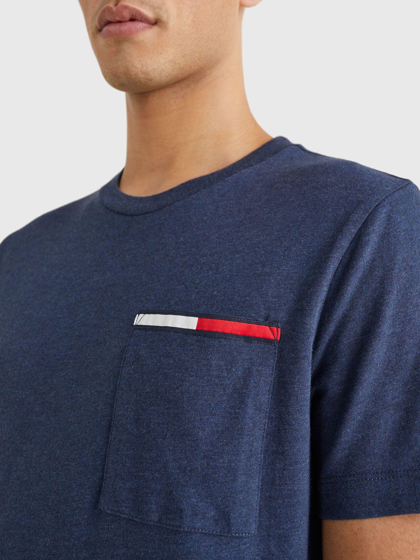 Polera Essential Con Bolsillo Azul Tommy Jeans-3