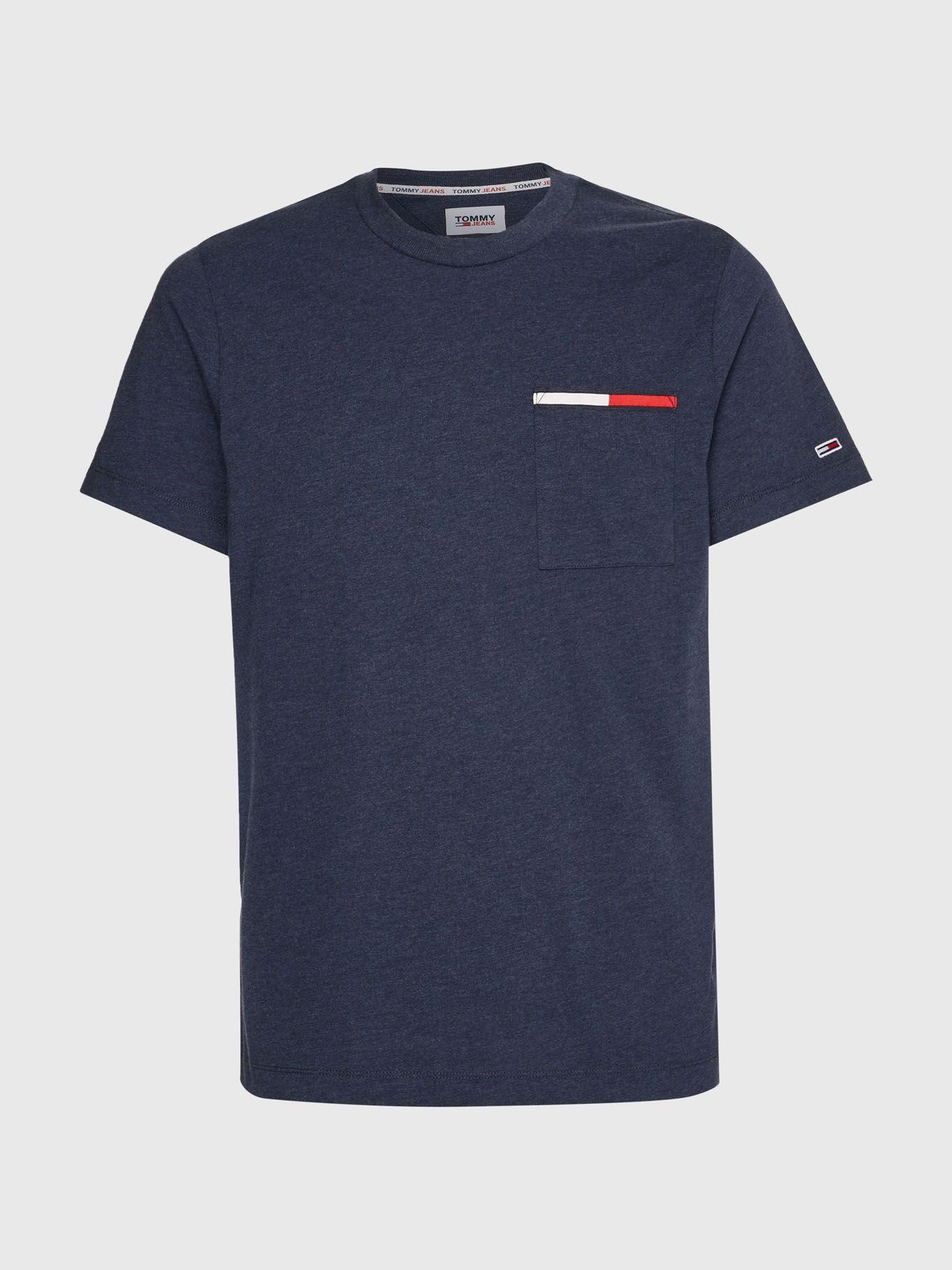 Polera Essential Con Bolsillo Azul Tommy Jeans-4
