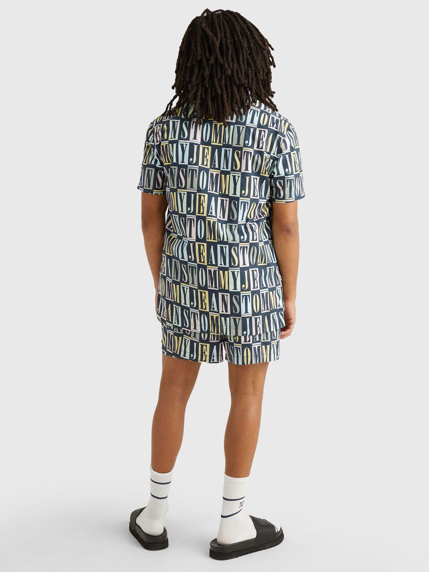 Camisa Con Multiestampado Azul Tommy Jeans-2