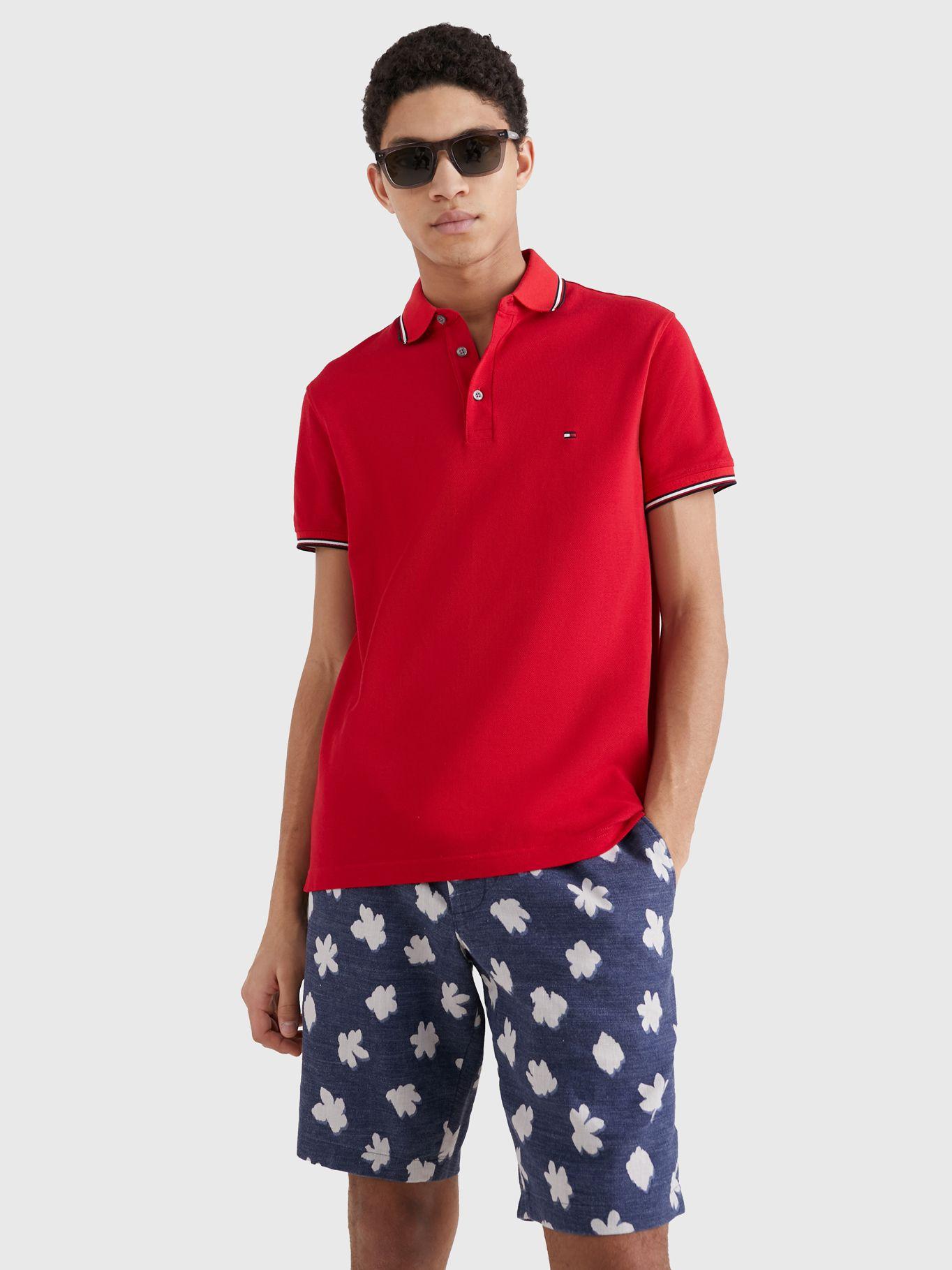 Polo Colección 1985 Slim Fit Rojo Tommy Hilfiger-0