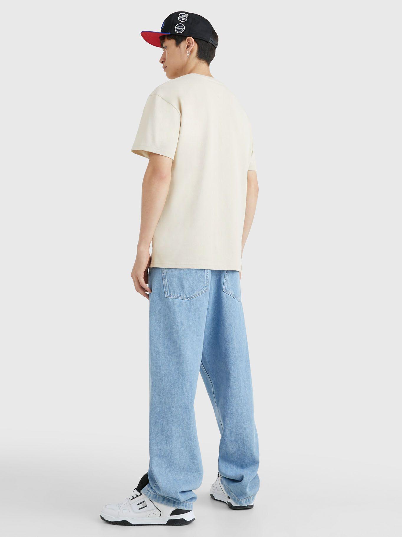 Polera Classic Con Parche Beige Tommy Jeans-2