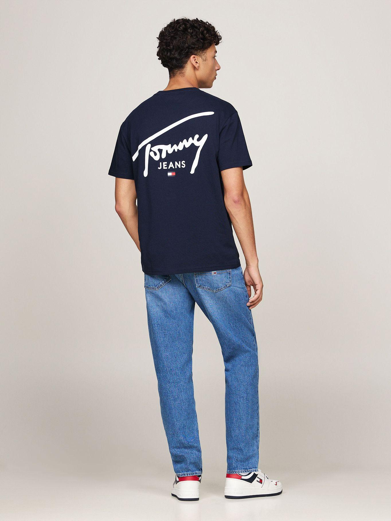 Polera Con Logo Signature Azul Tommy Jeans-2