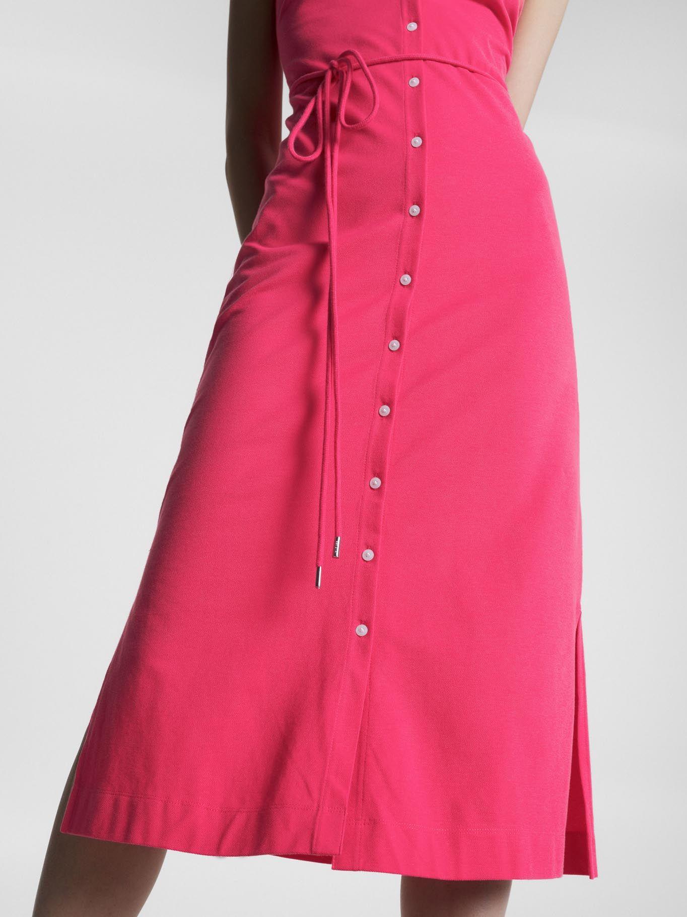 Vestido Midi Polo Sin Mangas Rosado Tommy Hilfiger-3