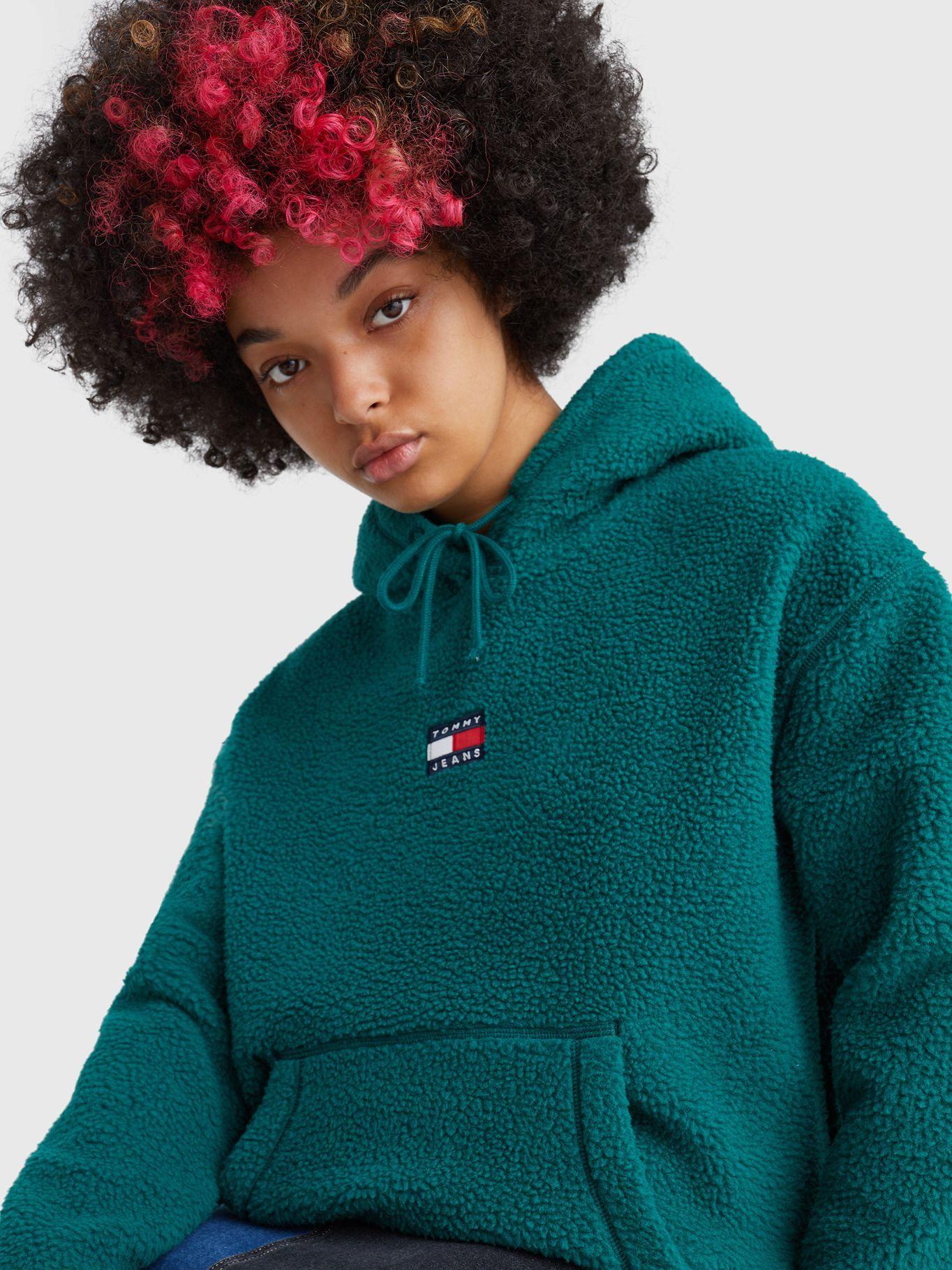 Polerón Hoodie Center Badge Verde Tommy Hilfiger-3