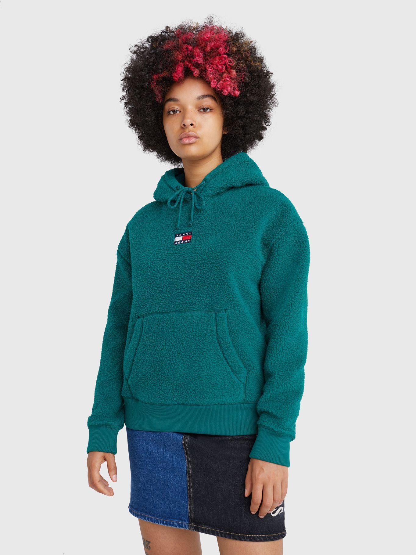 Polerón Hoodie Center Badge Verde Tommy Hilfiger-0