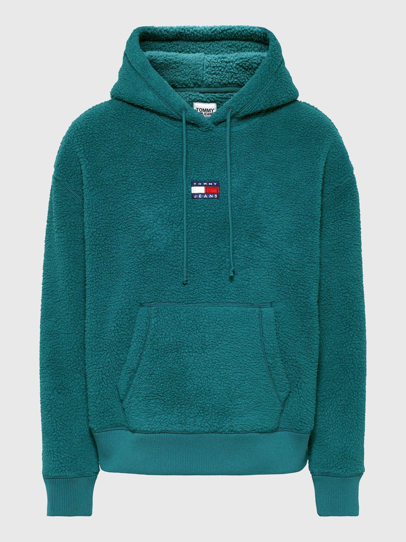 Polerón Hoodie Center Badge Verde Tommy Hilfiger-4