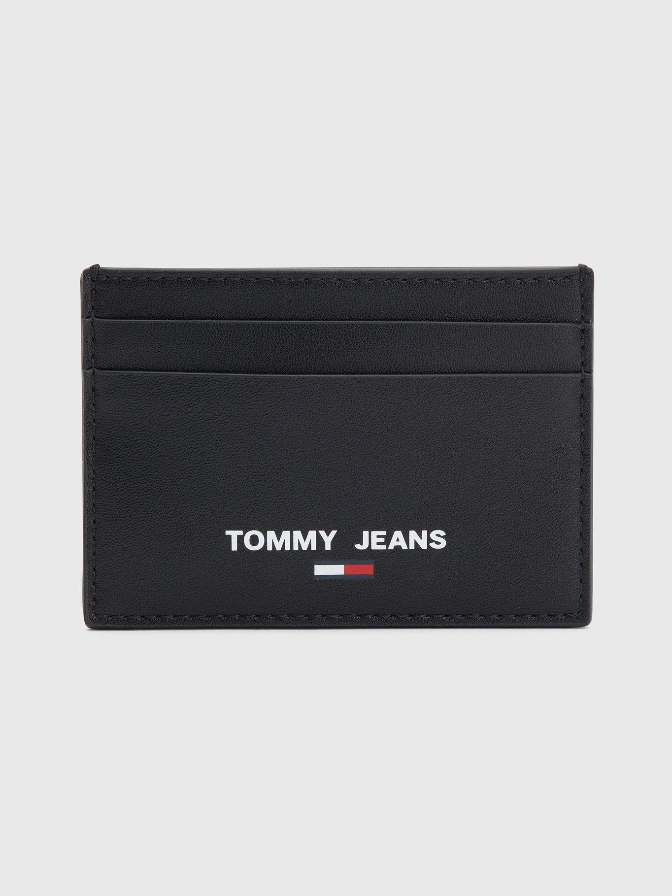 Tarjetero Essential Tj Logo Negro Tommy Hilfiger-0