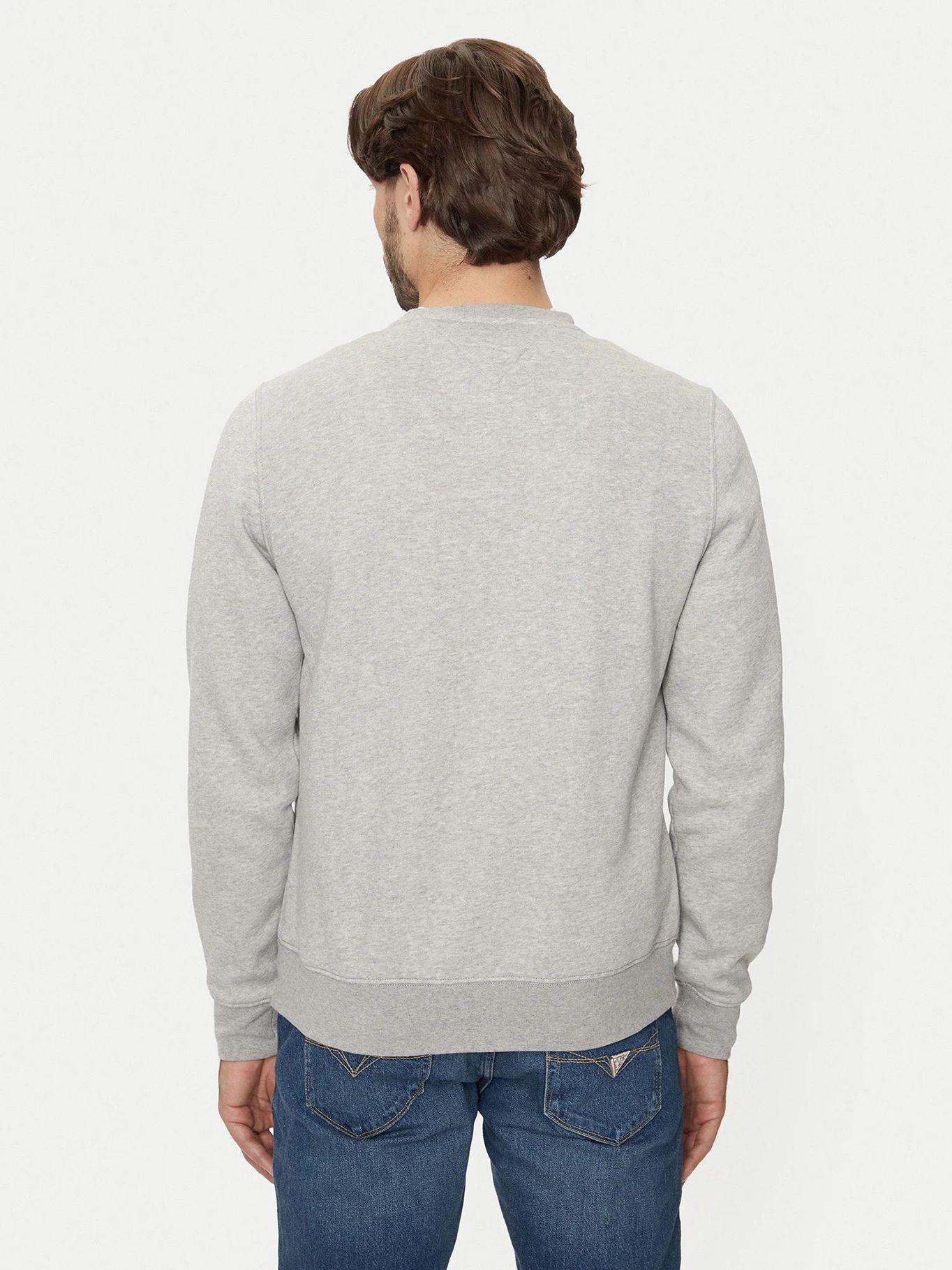 Polerón Stripe Logo Gris Tommy Hilfiger-2