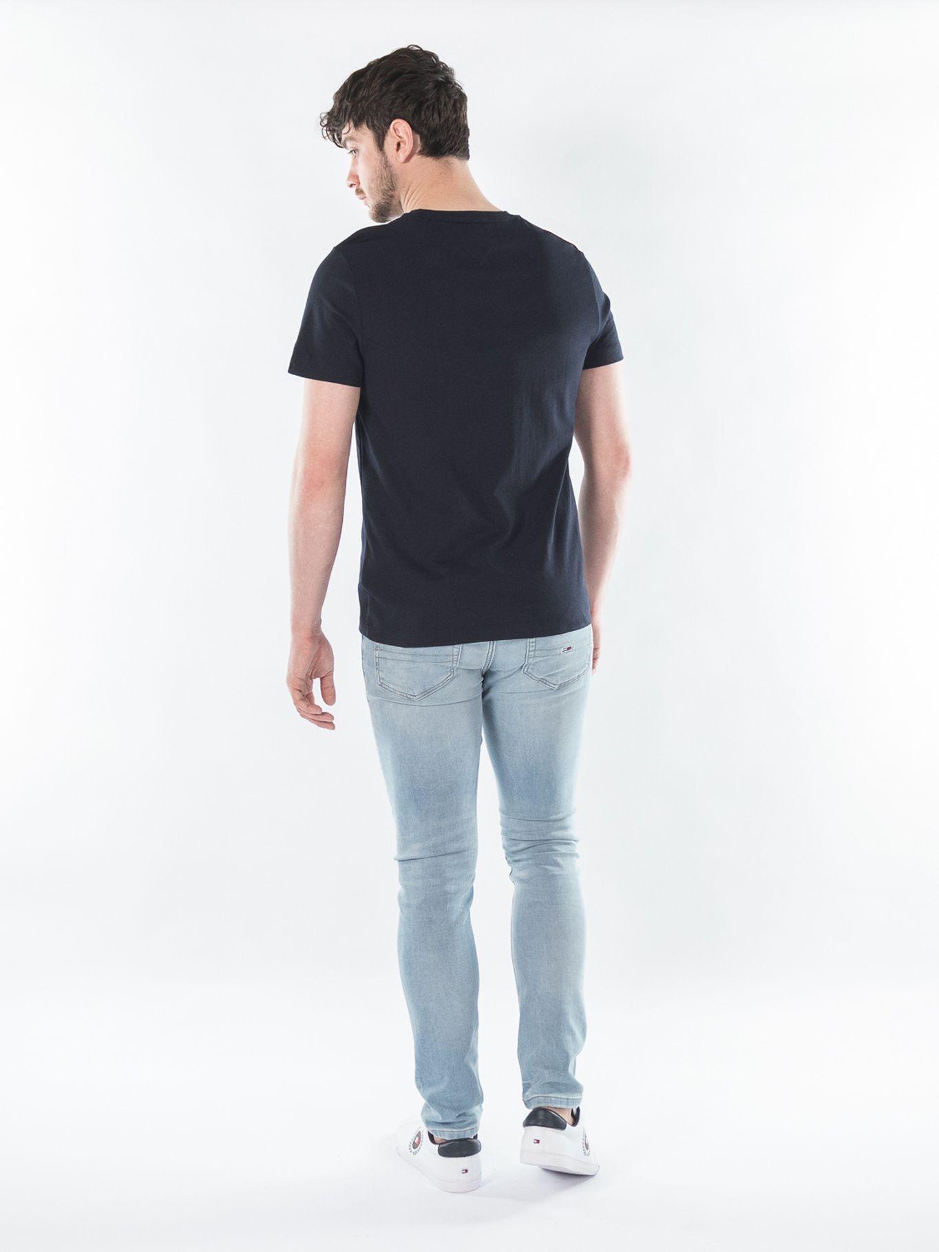 Polera Logo Corporate Graphic Azul Tommy Hilfiger-2