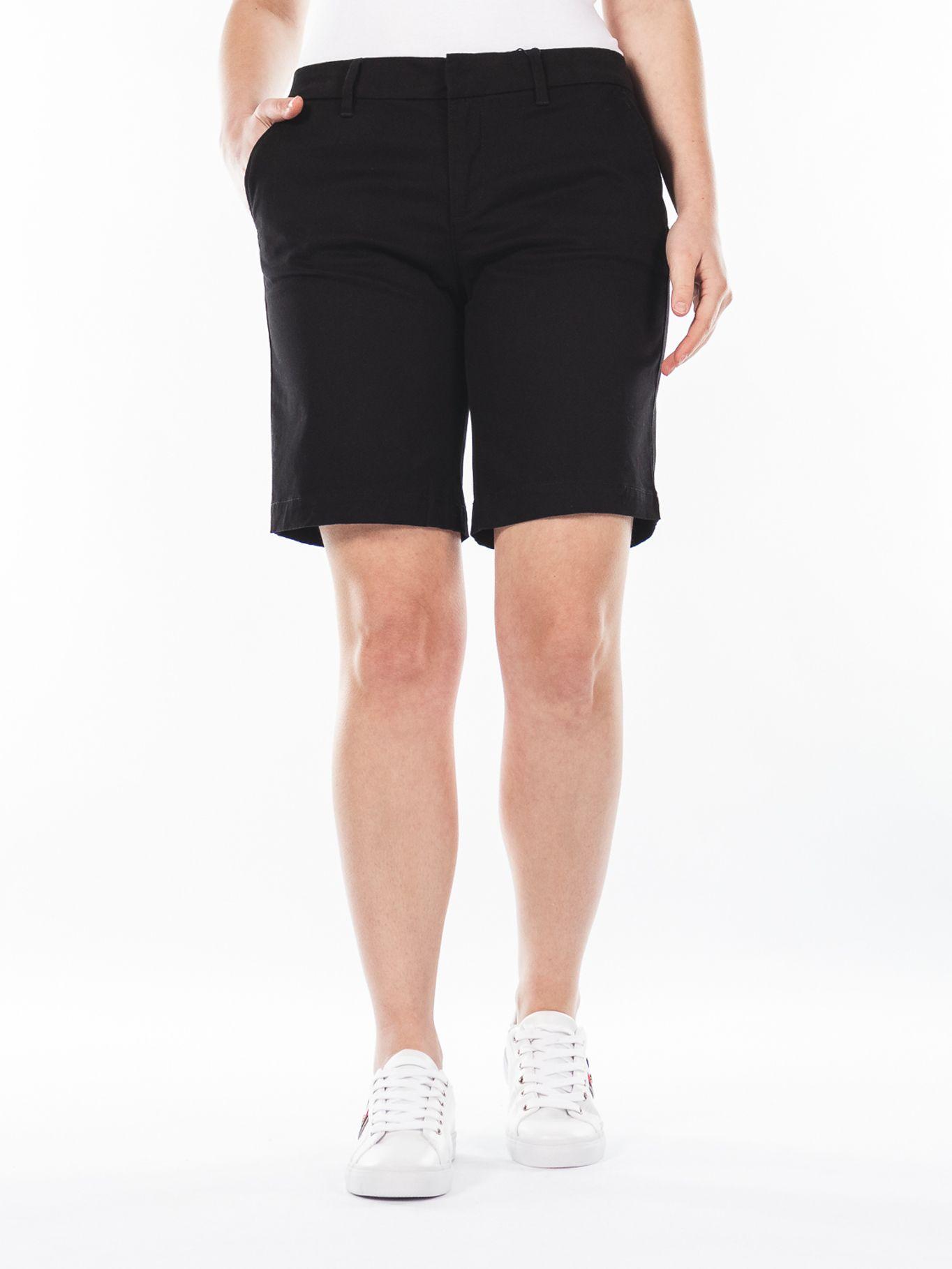 Shorts Hollywod Solid Negro Tommy Hilfiger-0