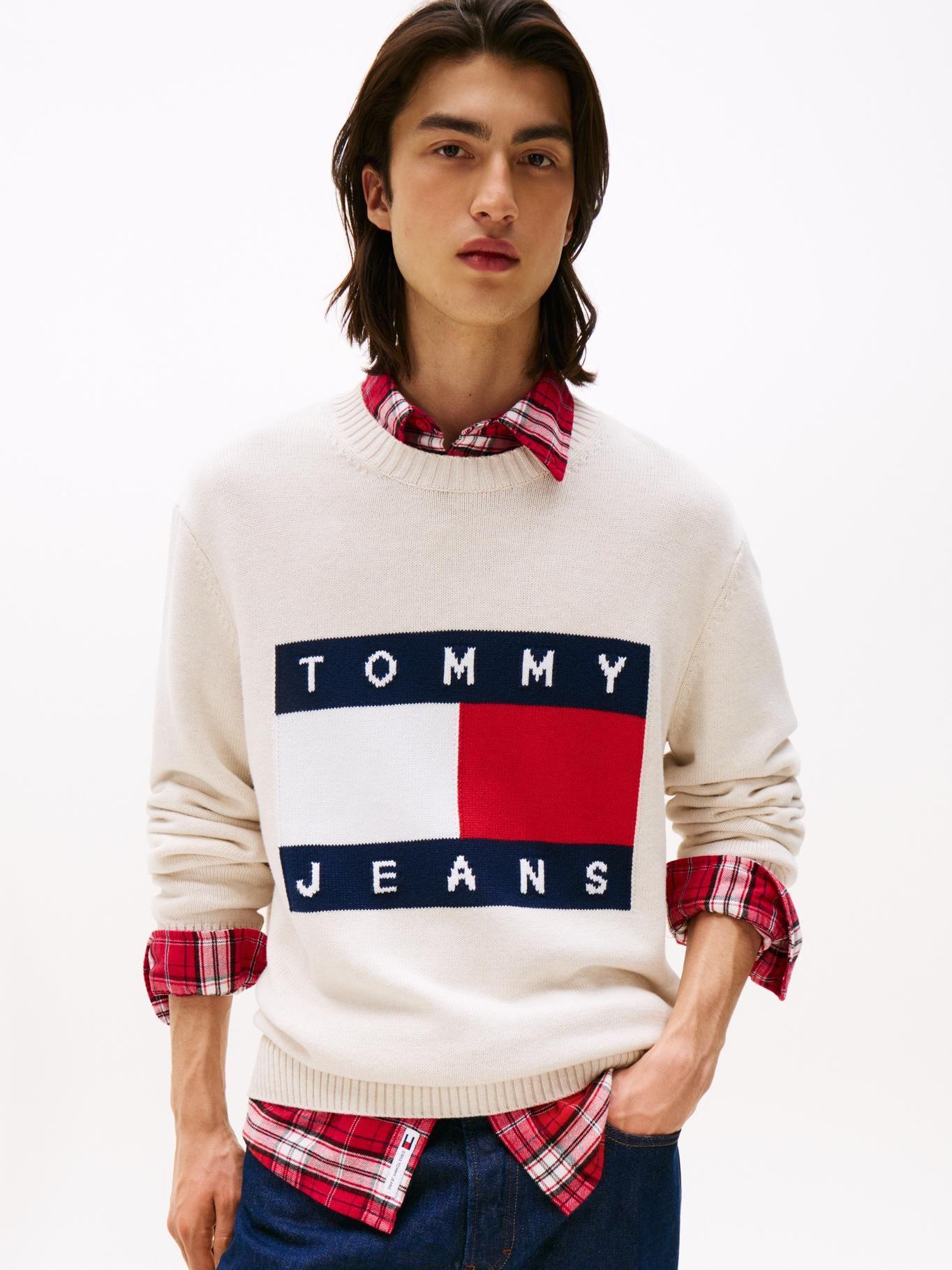 Sweater Essential Con Ogo Blanco Tommy Jeans-0