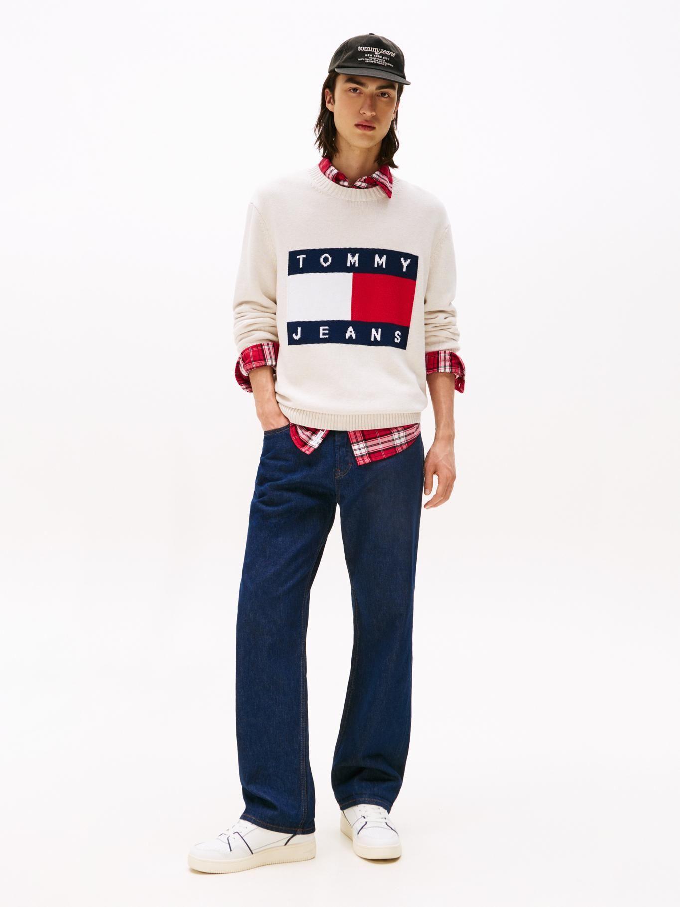 Sweater Essential Con Ogo Blanco Tommy Jeans-1