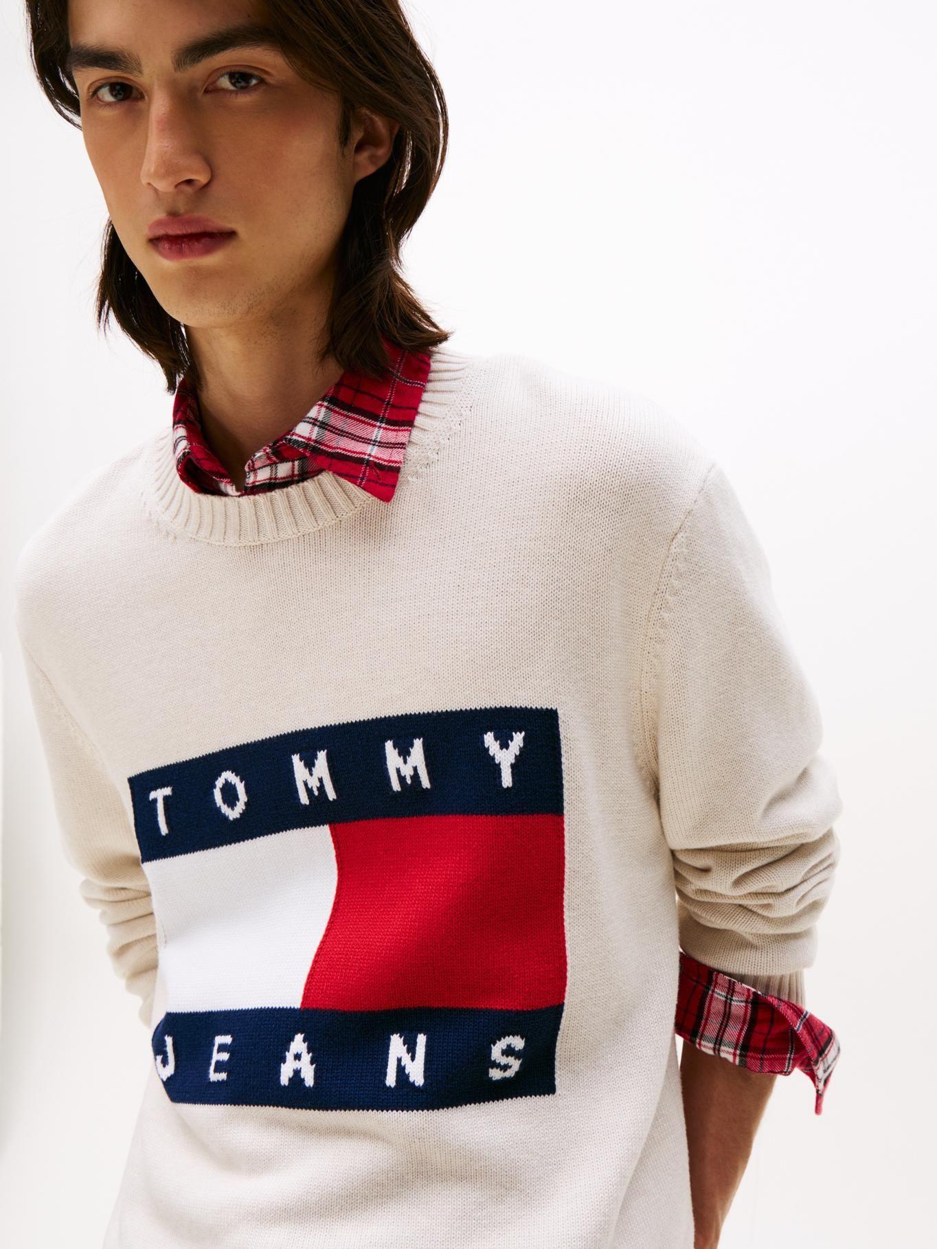 Sweater Essential Con Ogo Blanco Tommy Jeans-3