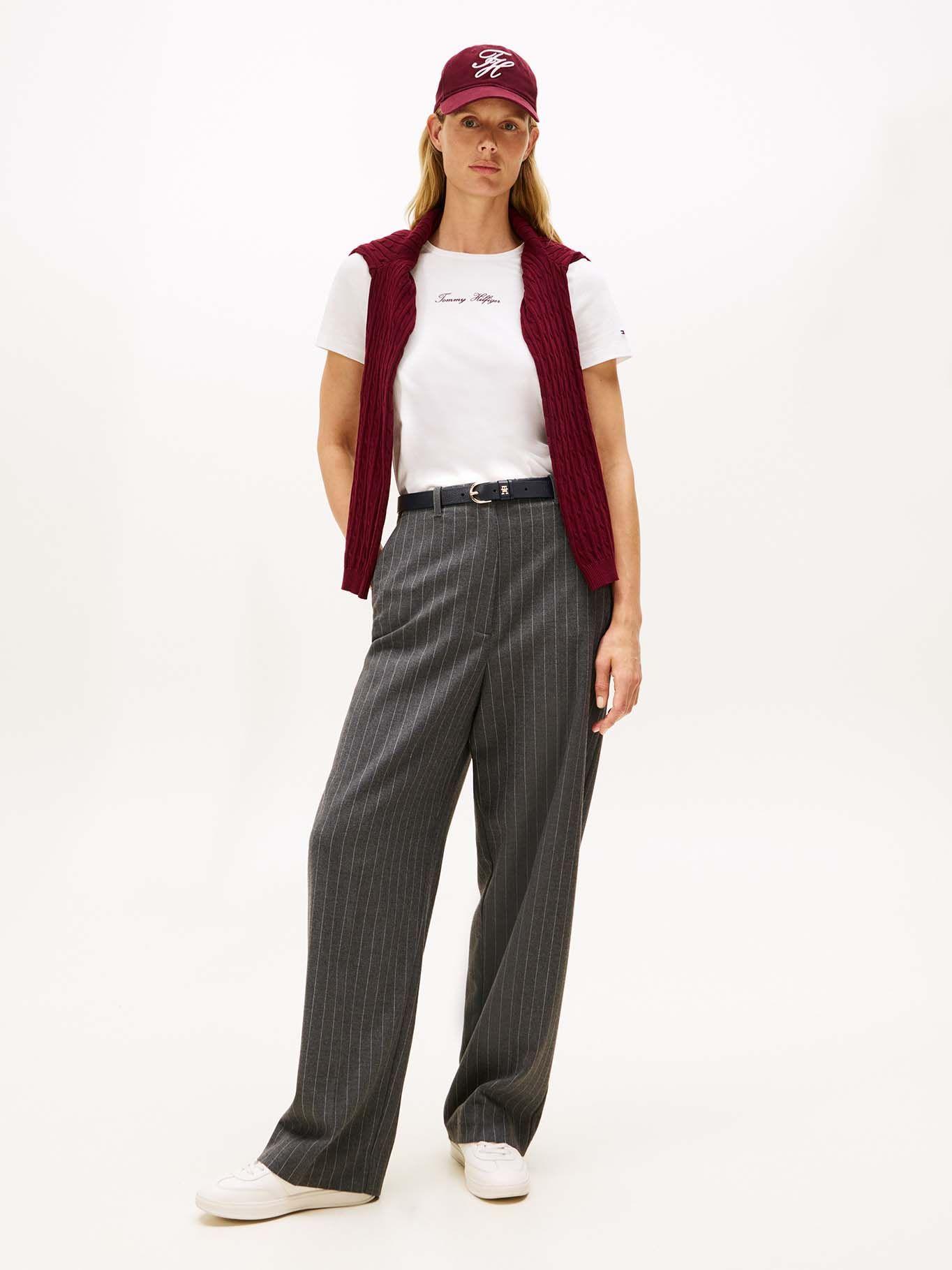 Polera Con Logo Texturizado Blanco Tommy Hilfiger-1