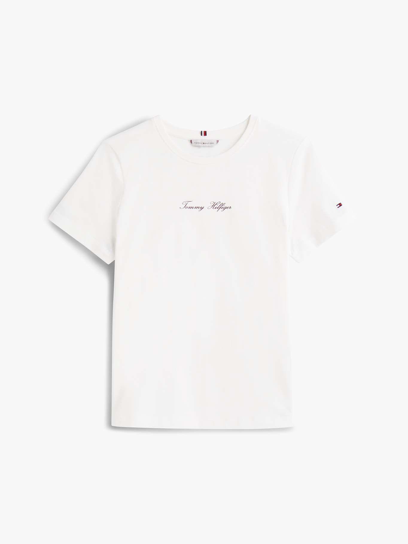 Polera Con Logo Texturizado Blanco Tommy Hilfiger-4