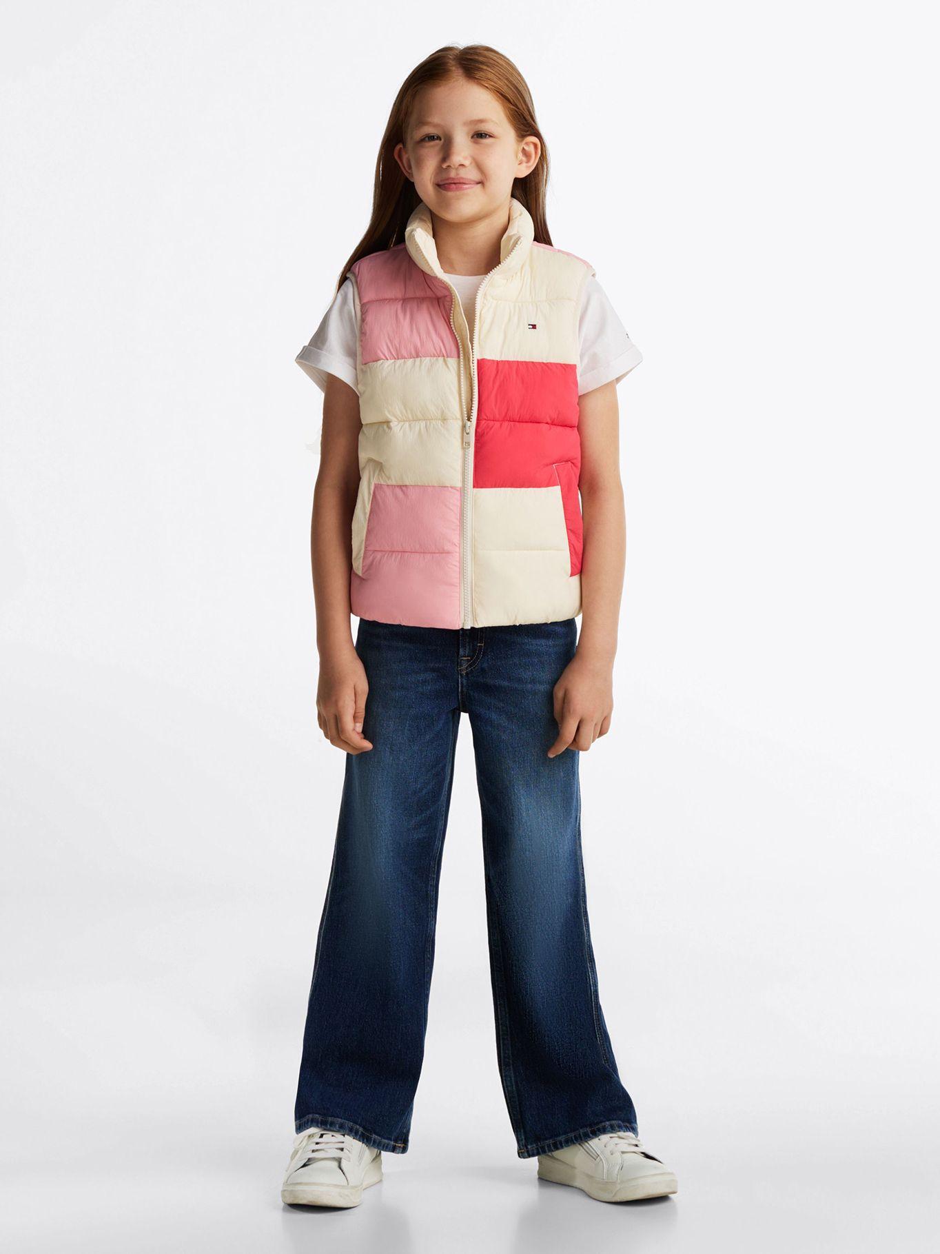 Chaqueta Vest Acolchada Color Block Multicolor Tommy Hilfiger-1