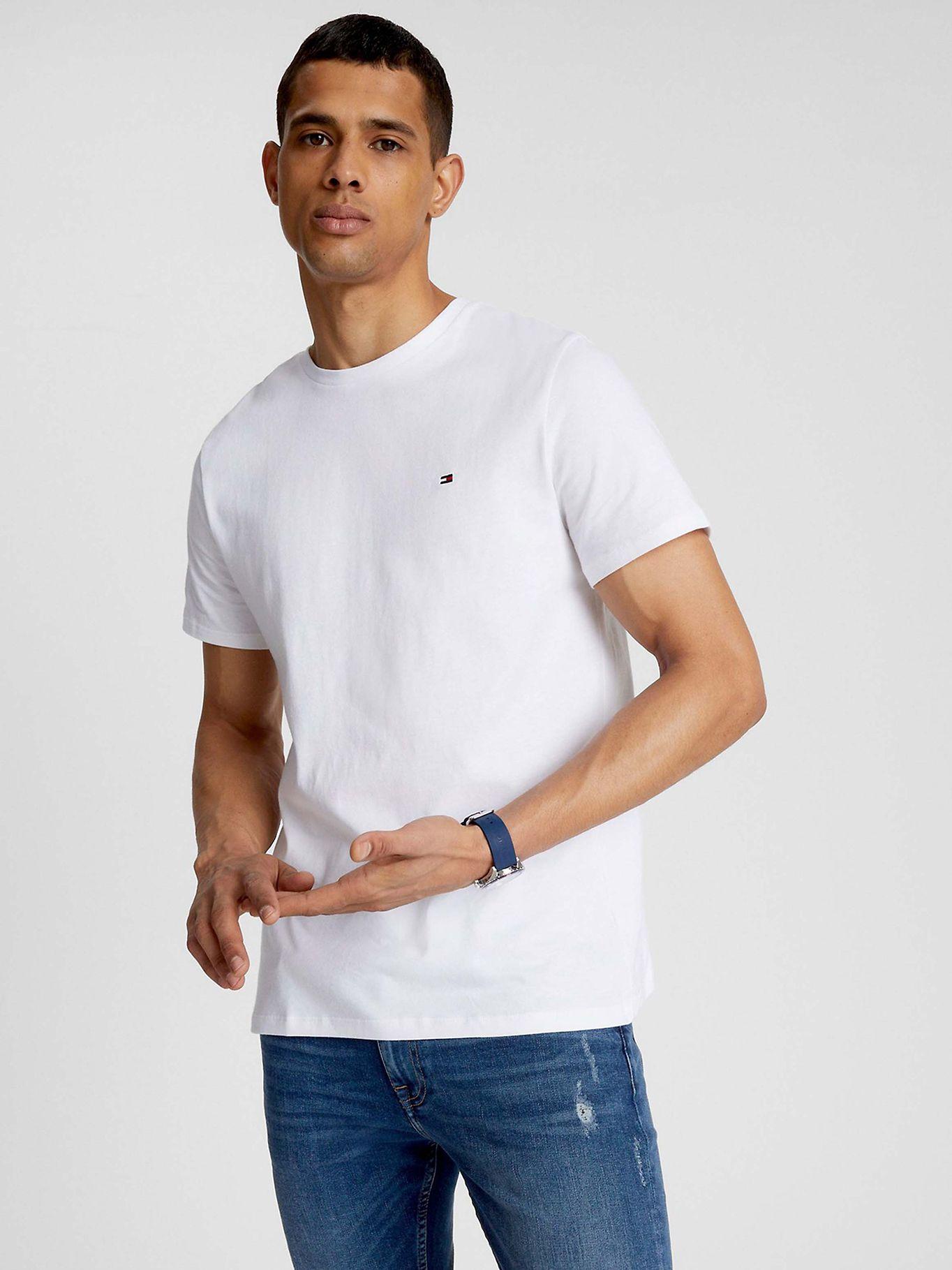 Polera Essential Cotton C-Neck Slim Fit Blanco Tommy Hilfiger-0