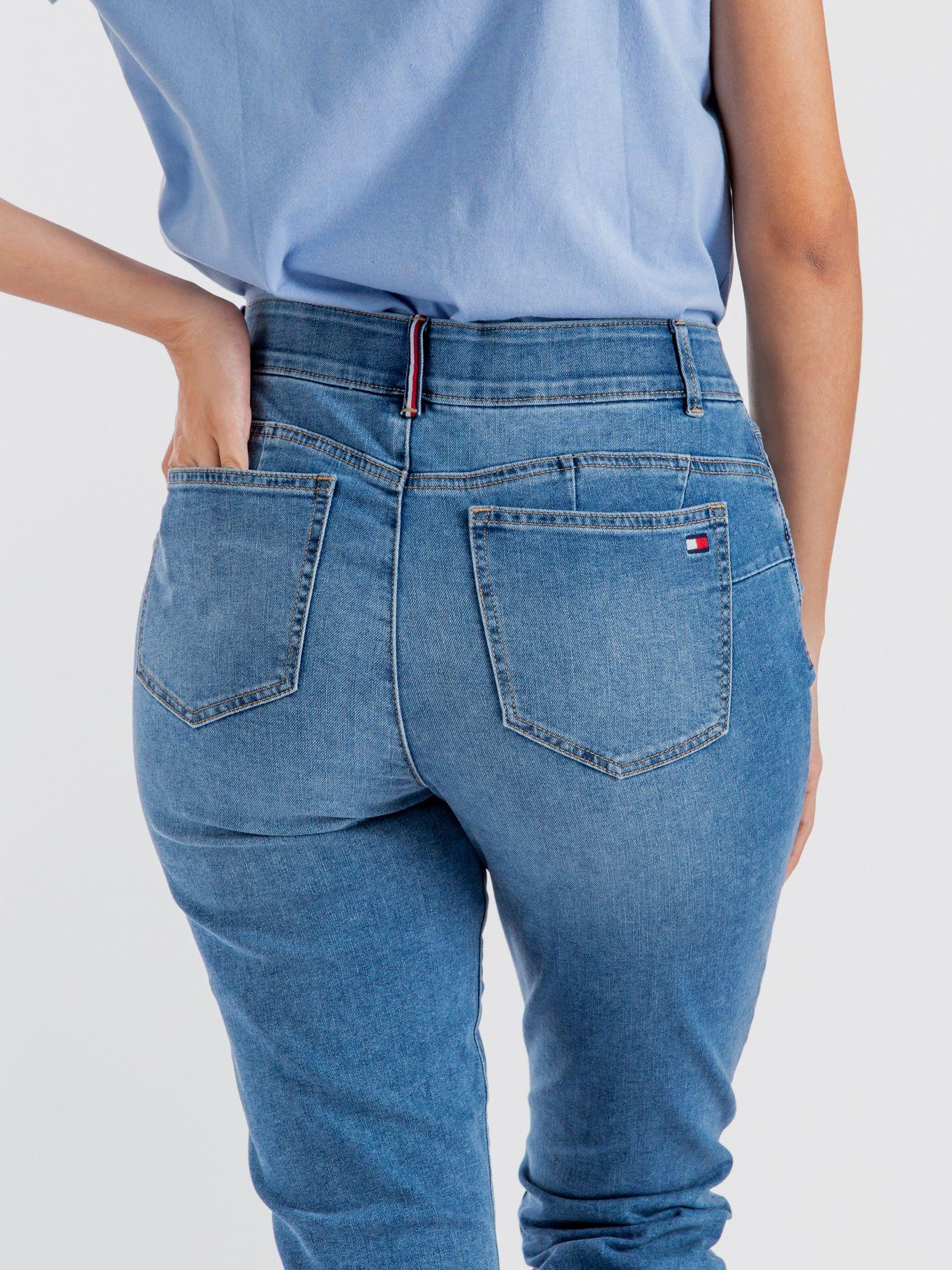 Jeans Skinny Waverly Logo Azul Tommy Hilfiger-3