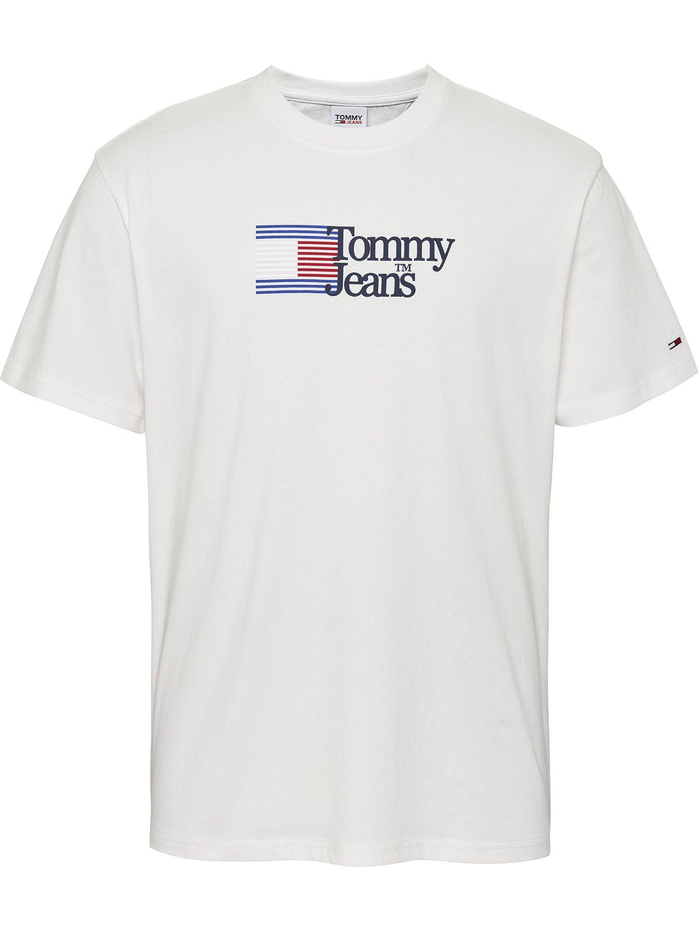 Polera Classic Chest Logo Blanco Tommy Hilfiger-0