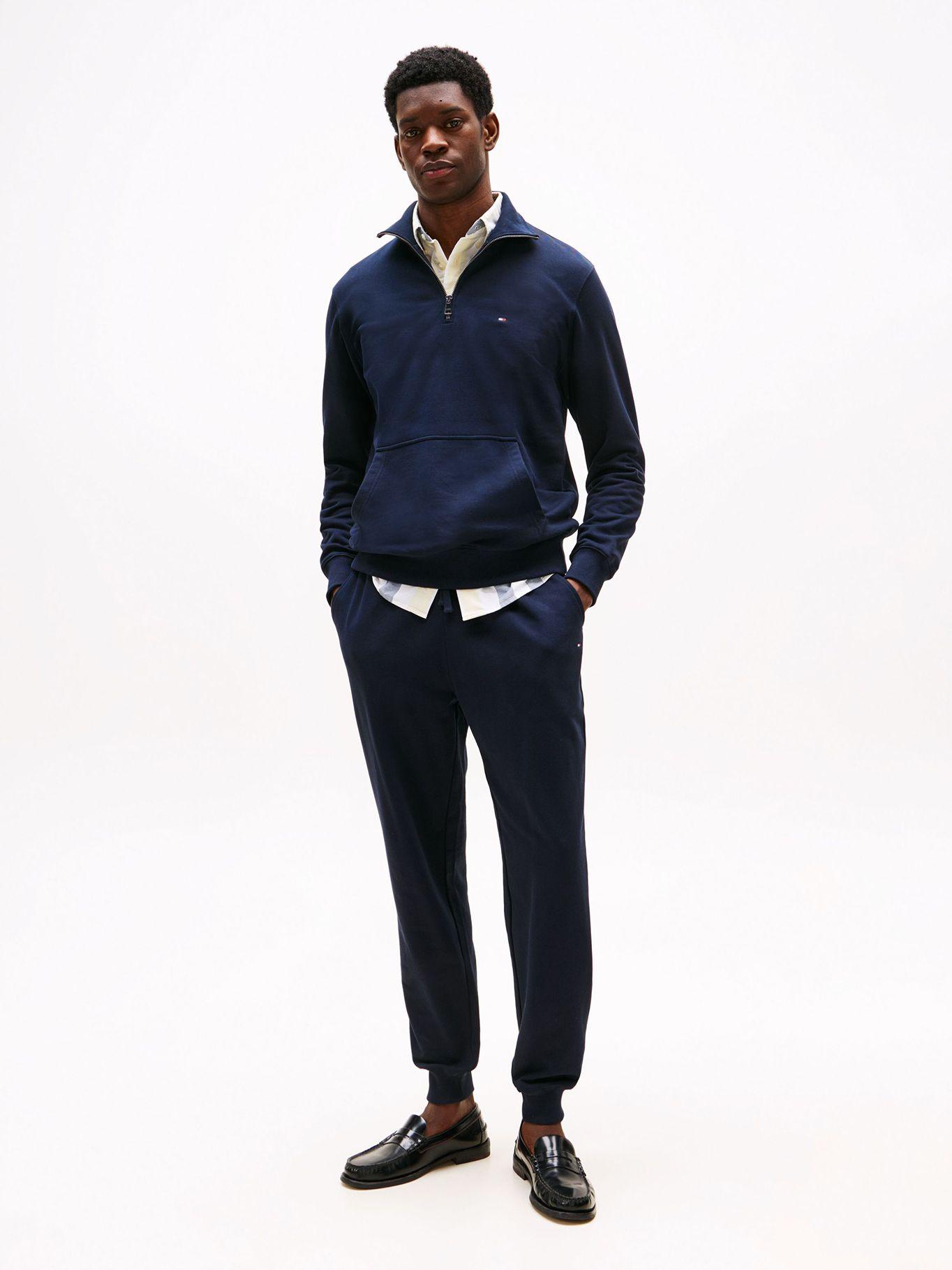 Joggers Essential Terry Con Logo Azul Tommy Hilfiger-0