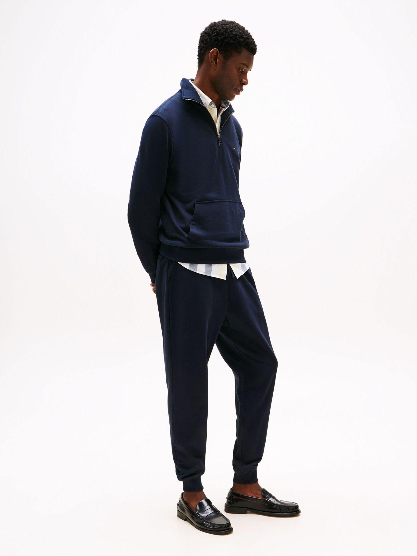 Joggers Essential Terry Con Logo Azul Tommy Hilfiger-4