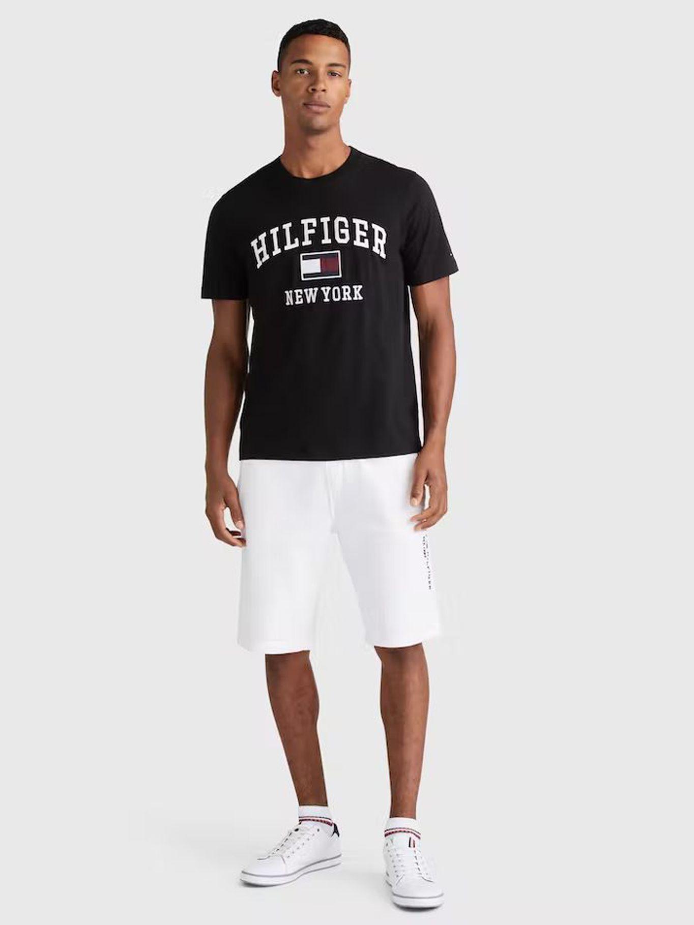 Polera Modern Varsity Negro Tommy Hilfiger-1