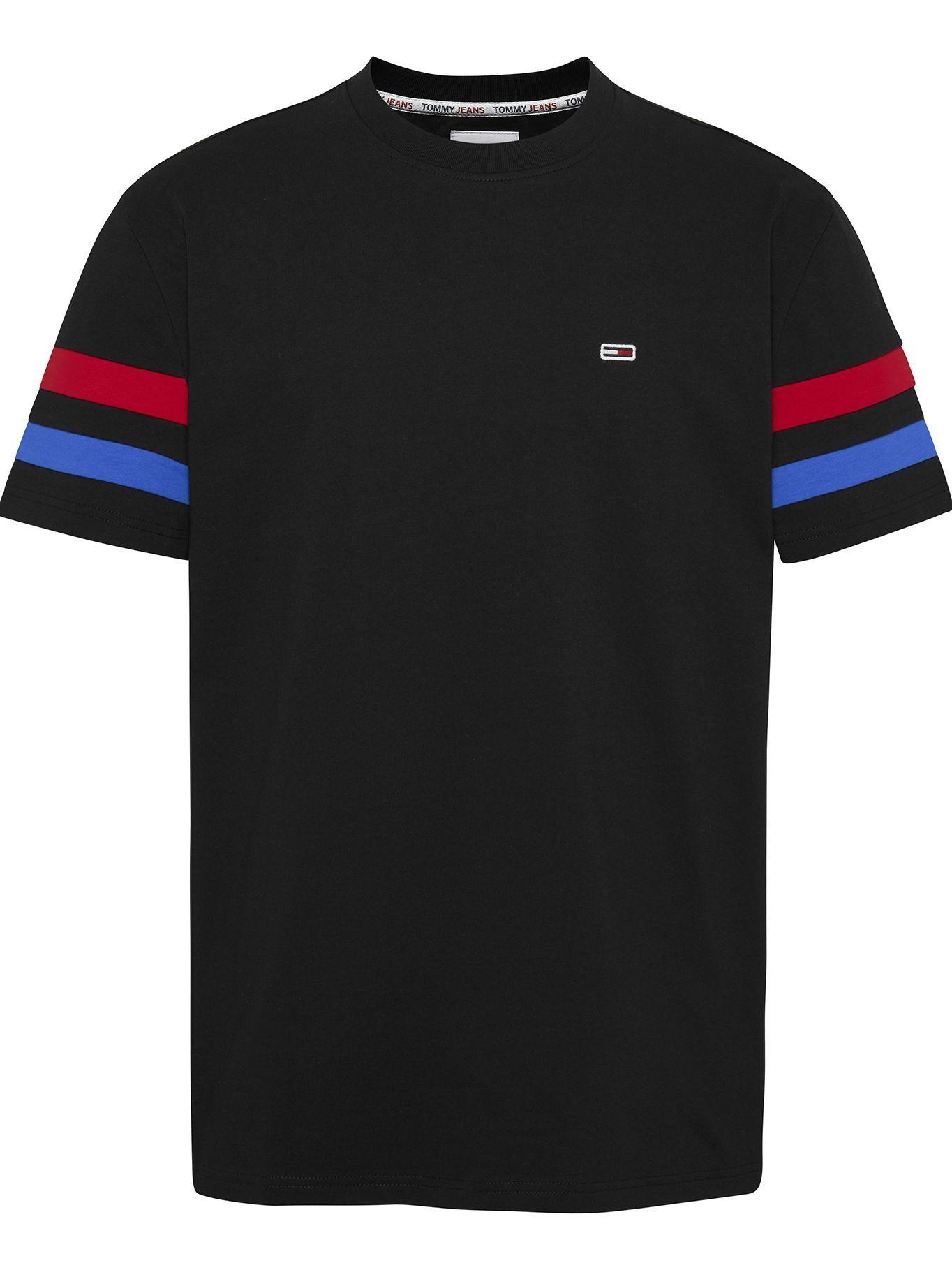 Polera Classic Sleeve Detail Negro Tommy Hilfiger-0
