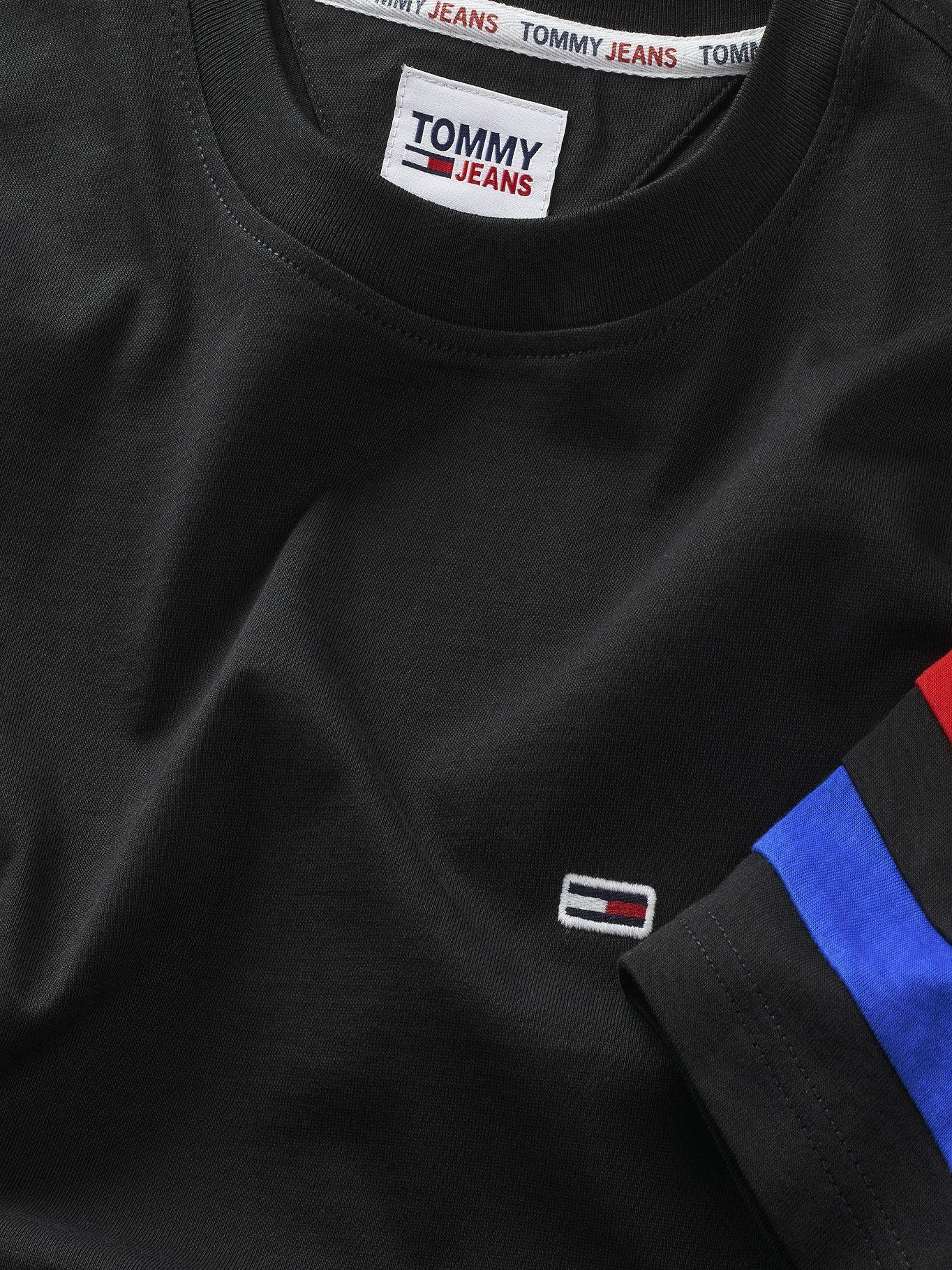 Polera Classic Sleeve Detail Negro Tommy Hilfiger-2