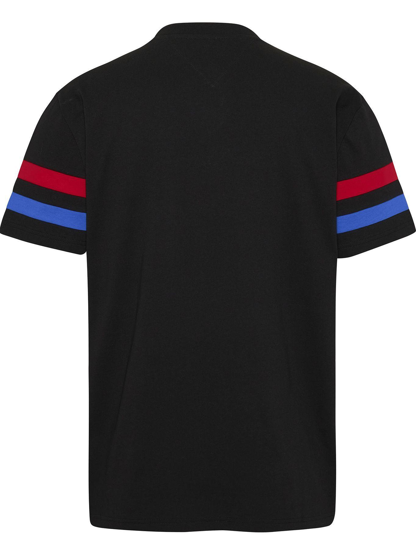 Polera Classic Sleeve Detail Negro Tommy Hilfiger-1