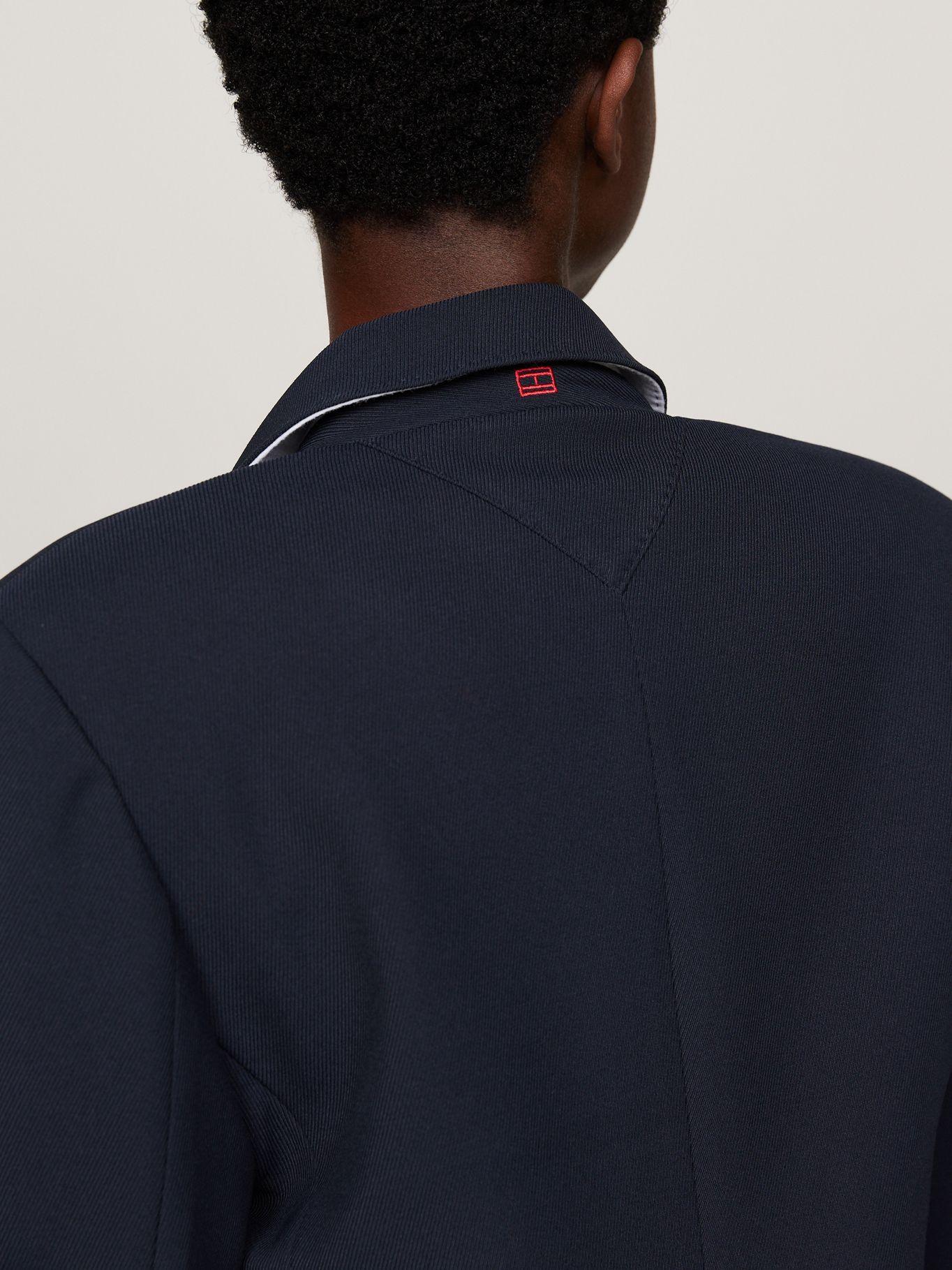 Blazer Cruzado De Sarga Slim Fit Azul Tommy Hilfiger-3