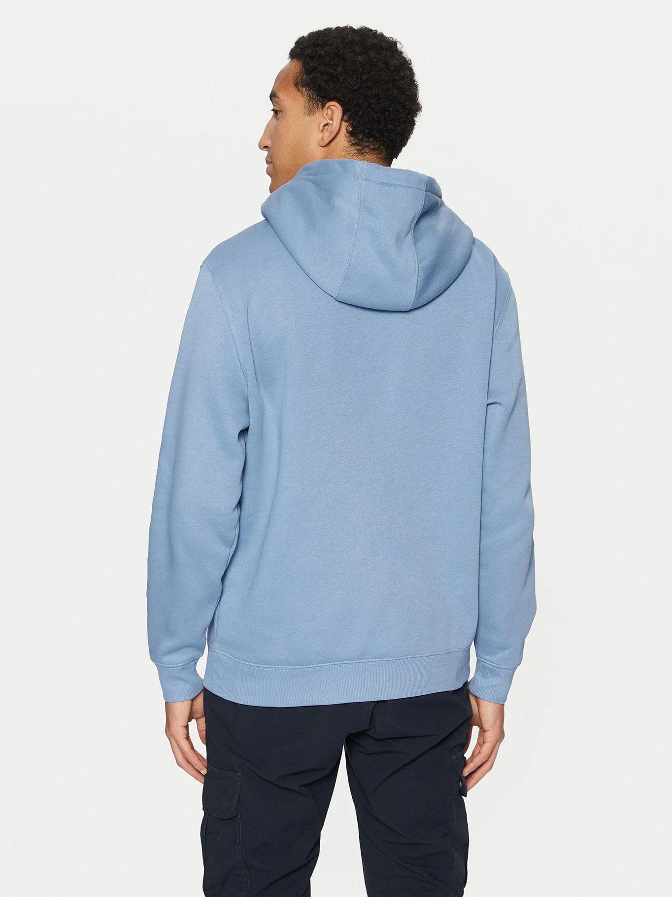 Polerón Hoodie Solid Con Logo Celeste Tommy Jeans-2