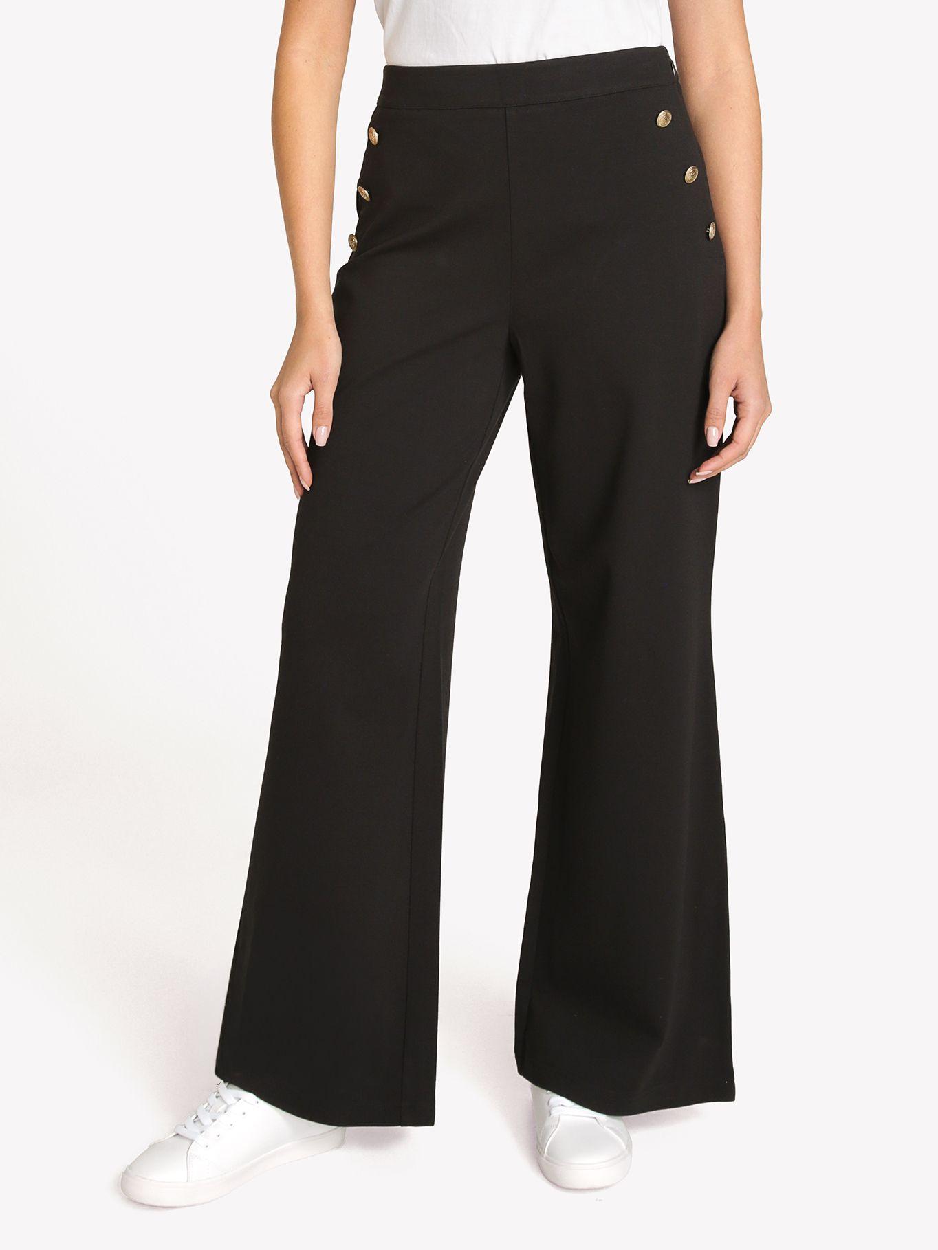 Pantalón Con Botones Dorados-1