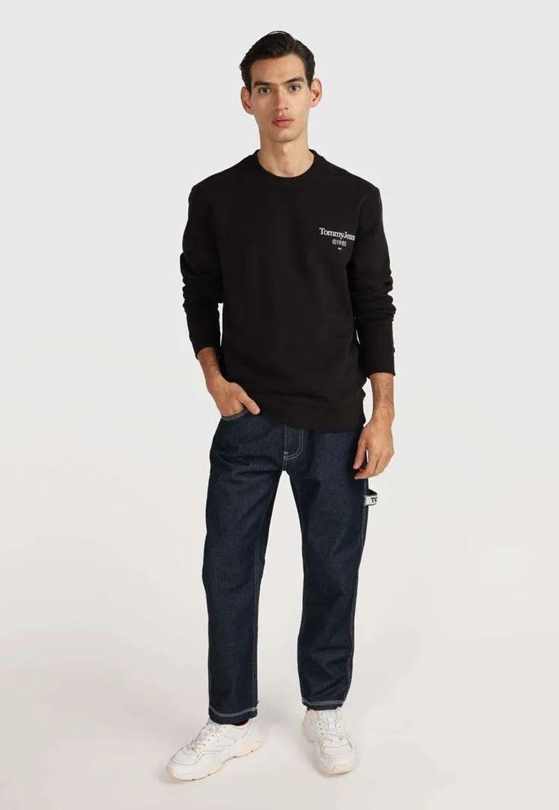 Polerón Logo Entry Graphic Negro Tommy Jeans-0
